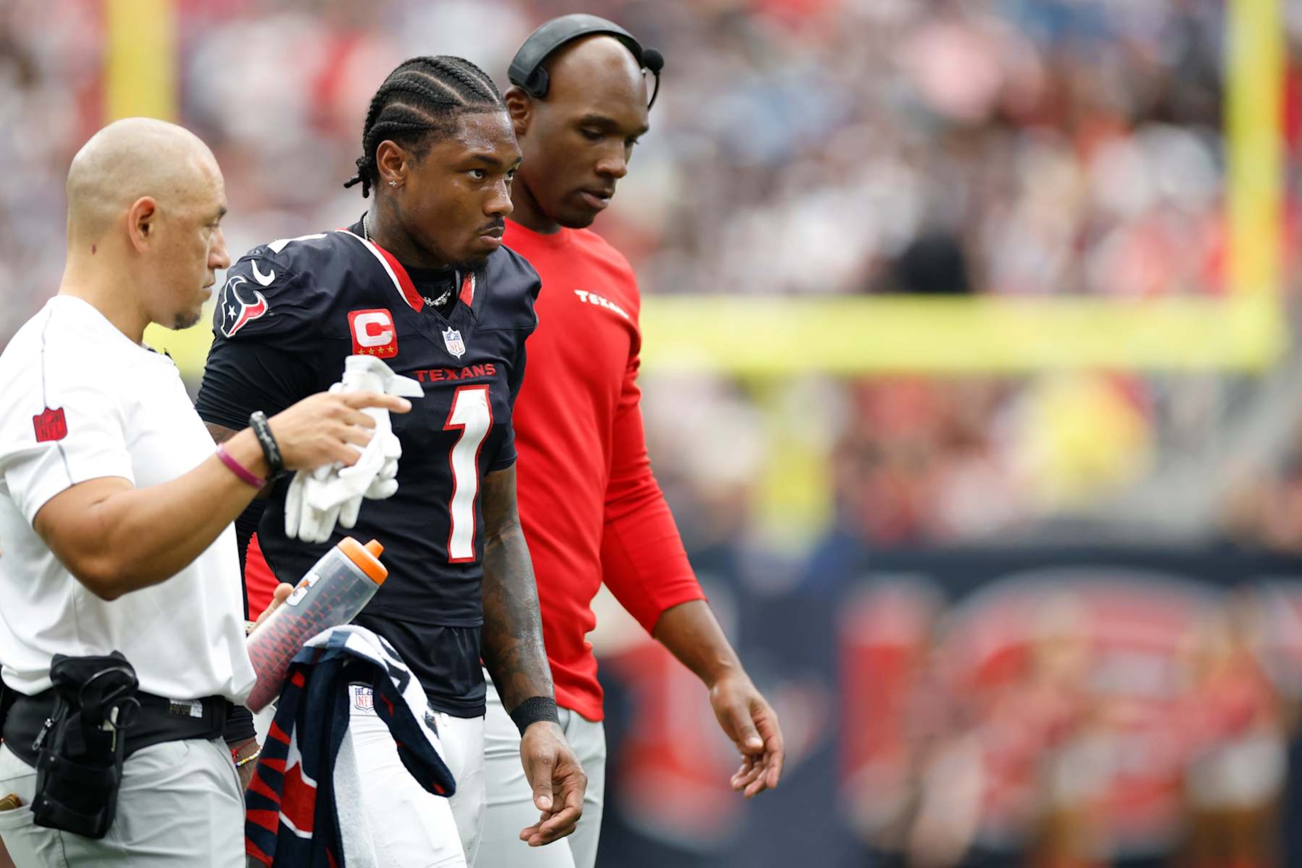 Stefon Diggs' injury could increase the Texans' need for another WR.