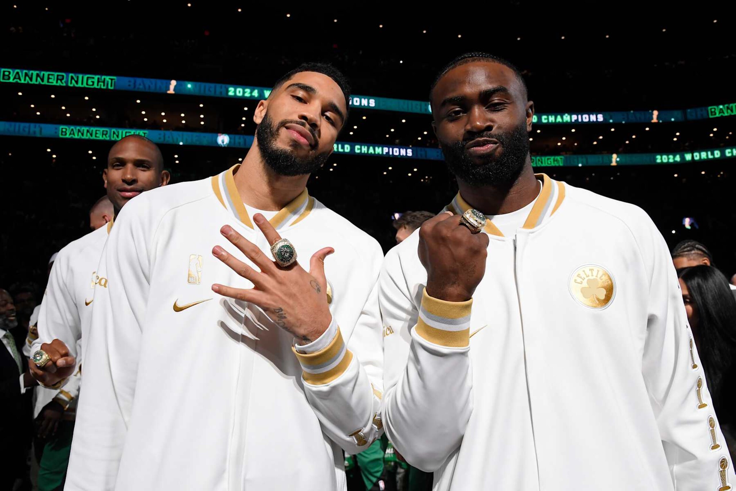 Celtics wings Jayson Tatum and Jaylen Brown