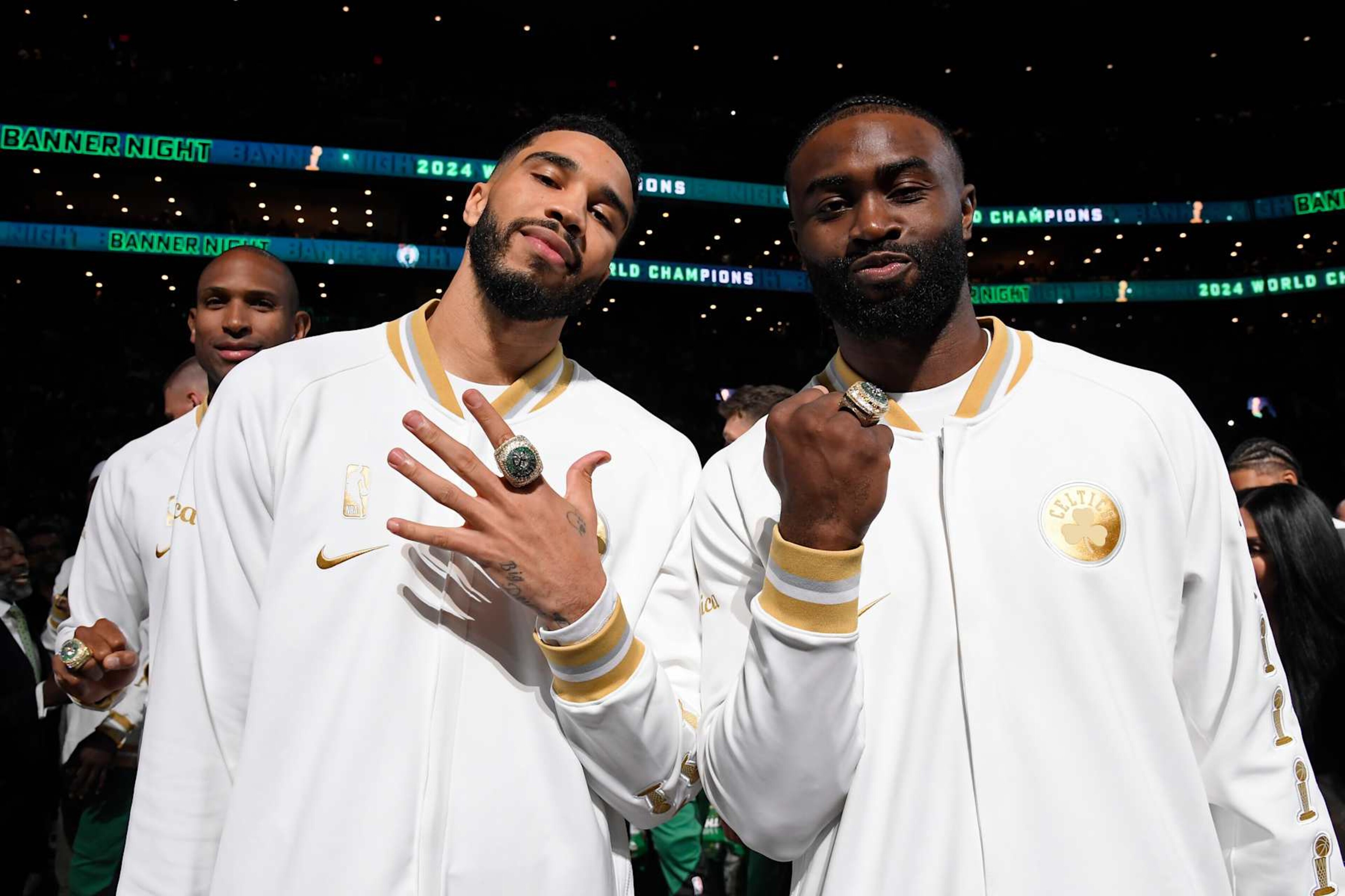 Celtics wings Jayson Tatum and Jaylen Brown