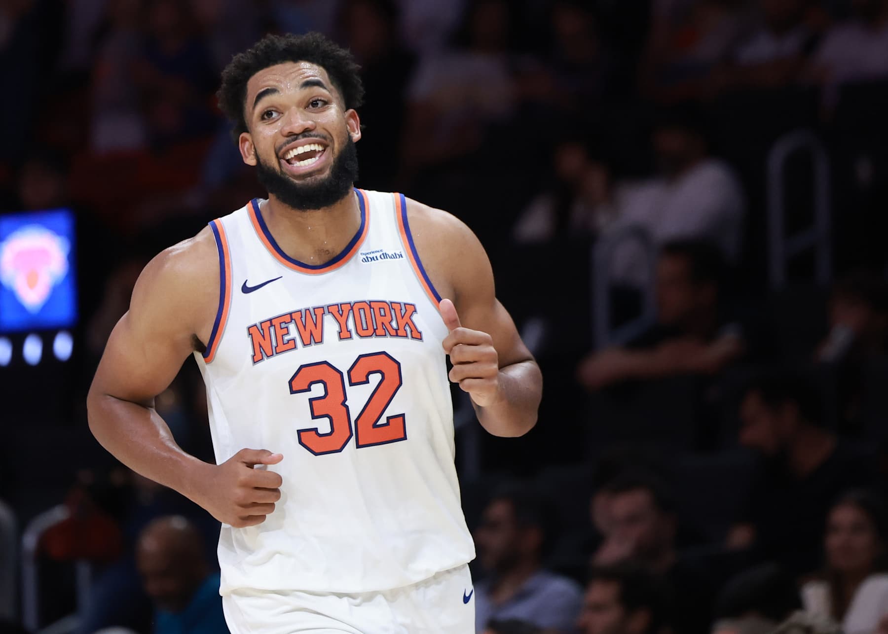 Knicks center Karl-Anthony Towns