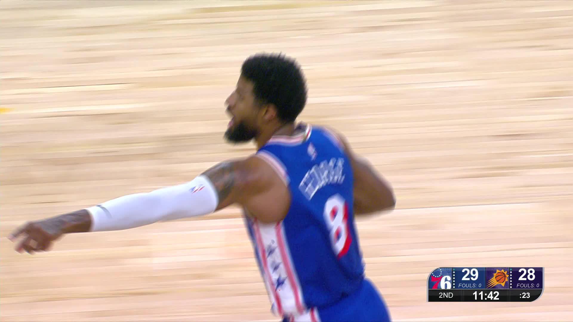 PG's 1st 76ers Bucket