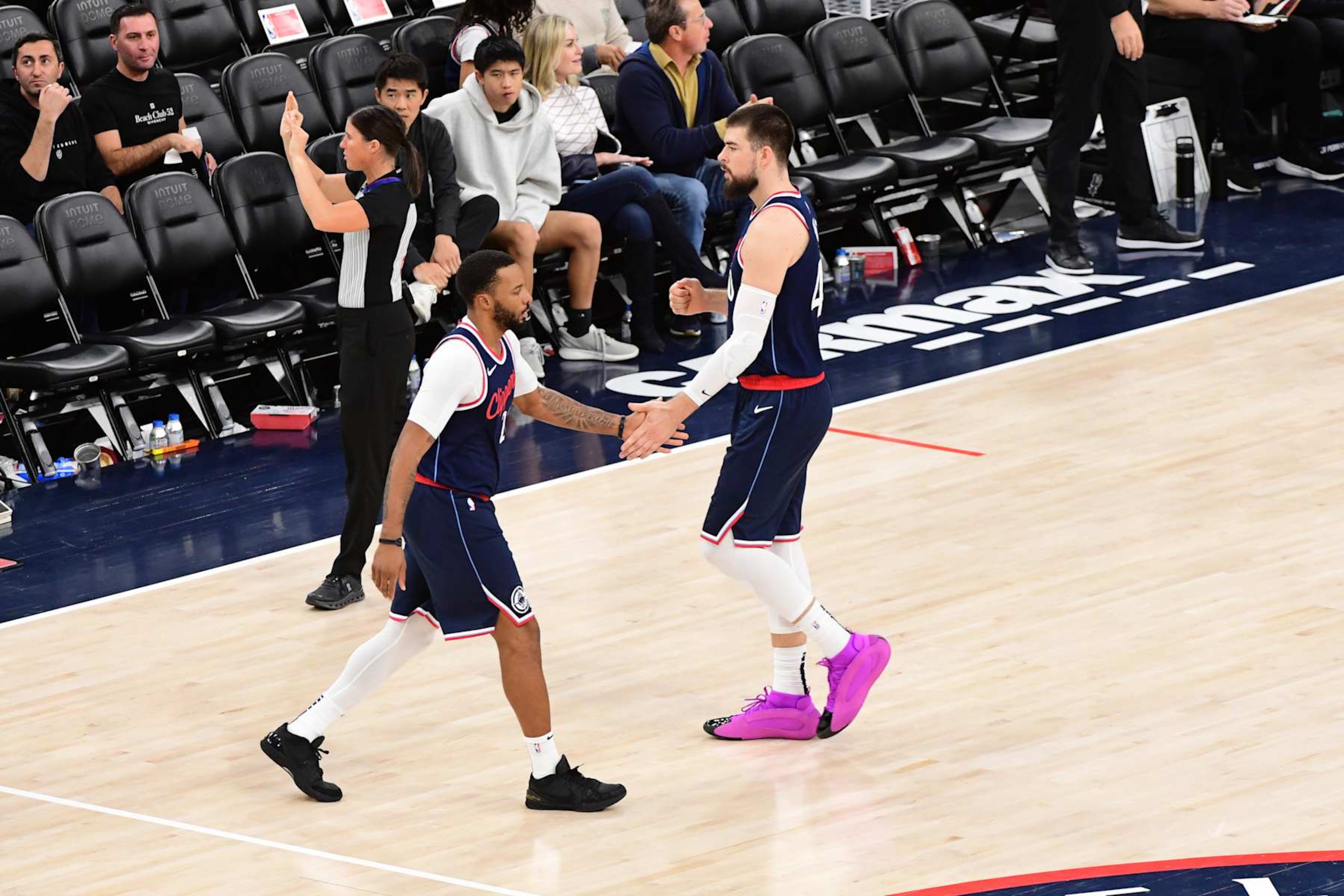 Norman Powell and Ivica Zubac Norman Powell and Ivica Zubac