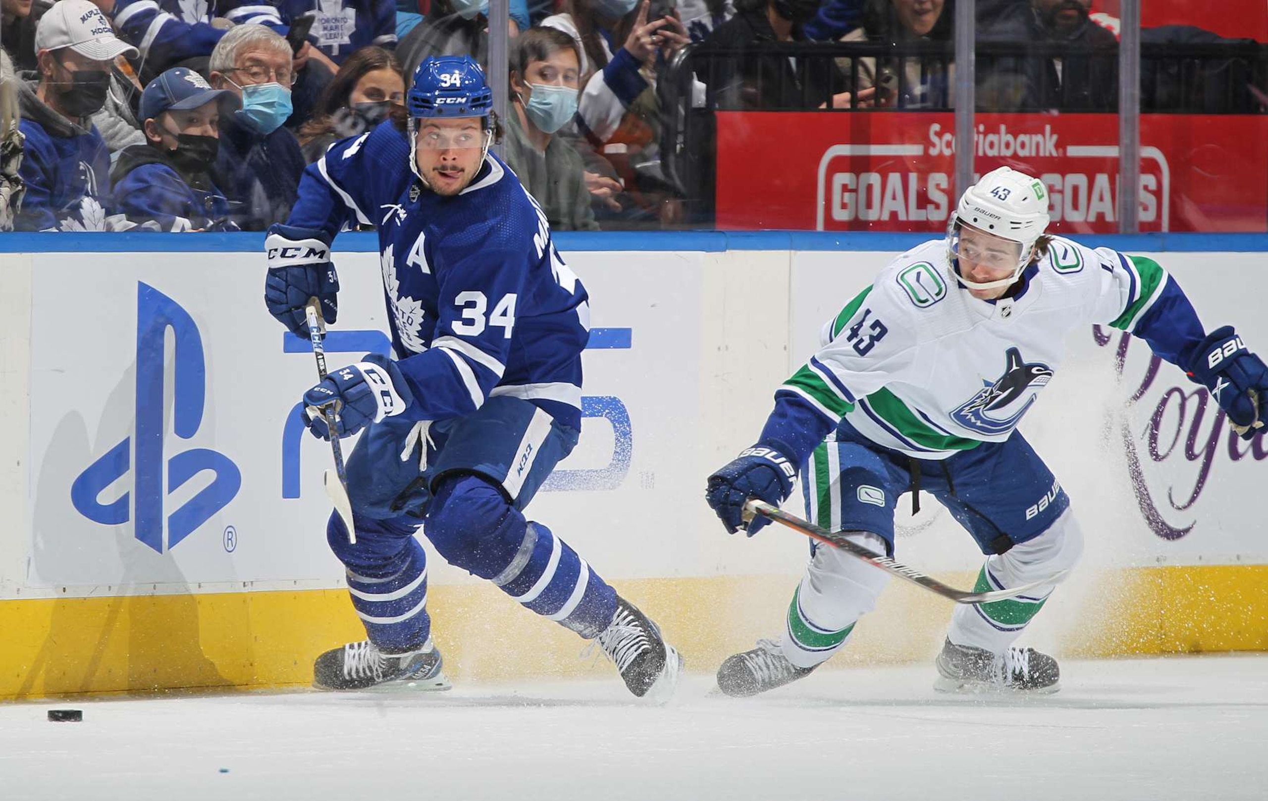 Auston Matthews and Quinn Hughes Auston Matthews and Quinn Hughes