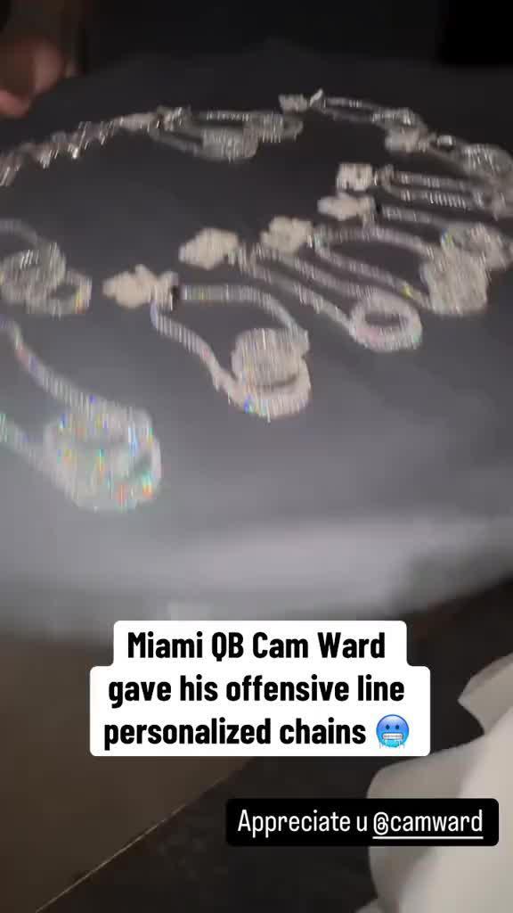 Cam Ward Gifts Diamond Chains