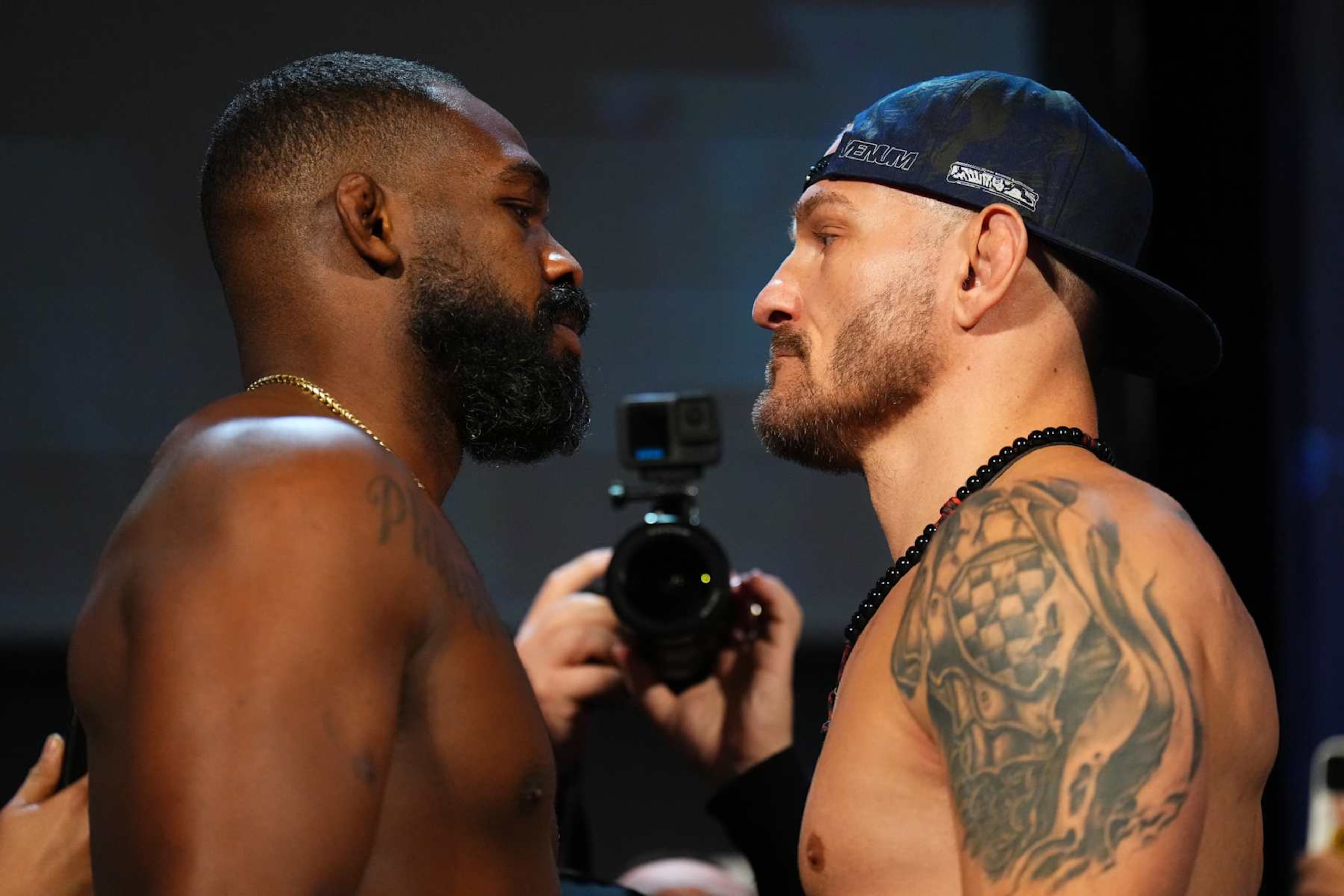 Jon Jones and Stipe Miocic square off