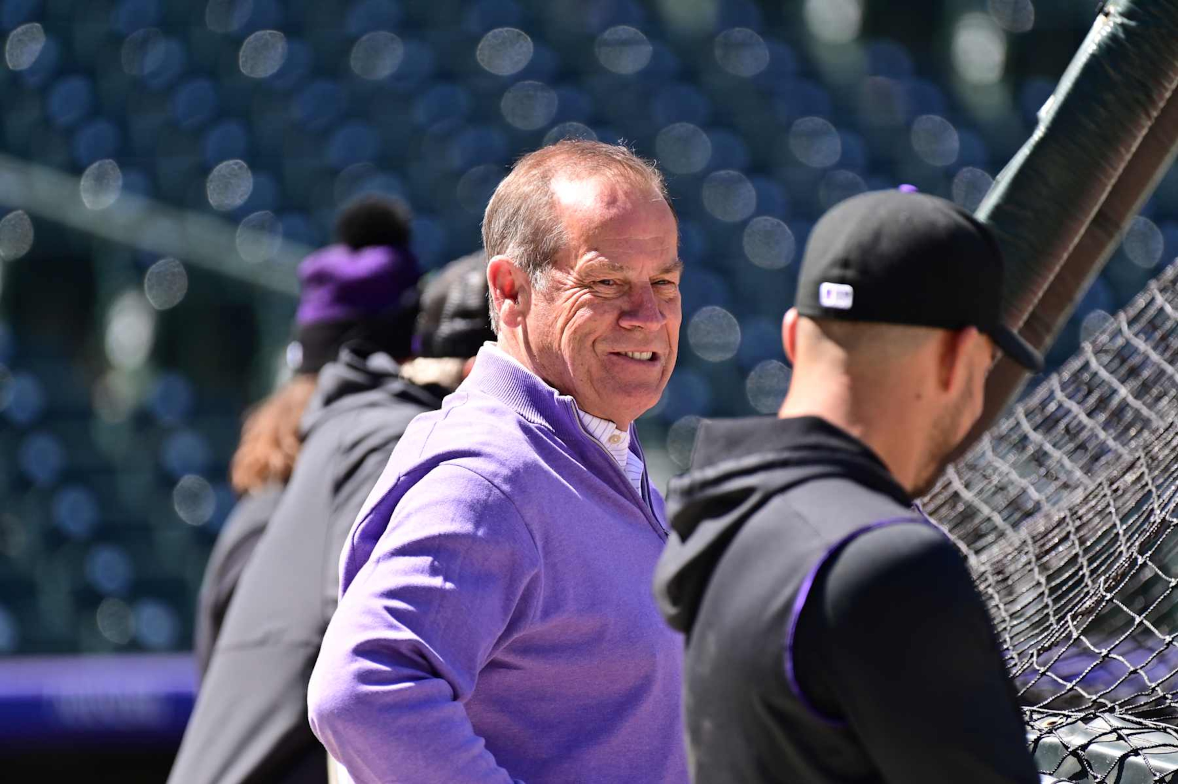 DENVER, CO - APRIL 7 : Colorado Rockies owner Dick Monfort is watching the batting practice during the team workout at Coors Field in Denver, Colorado on Thursday, April 7, 2022.(Photo by Hyoung Chang/MediaNews Group/The Denver Post via Getty Images) DENVER, CO - APRIL 7 : Colorado Rockies owner Dick Monfort is watching the batting practice during the team workout at Coors Field in Denver, Colorado on Thursday, April 7, 2022.(Photo by Hyoung Chang/MediaNews Group/The Denver Post via Getty Images)