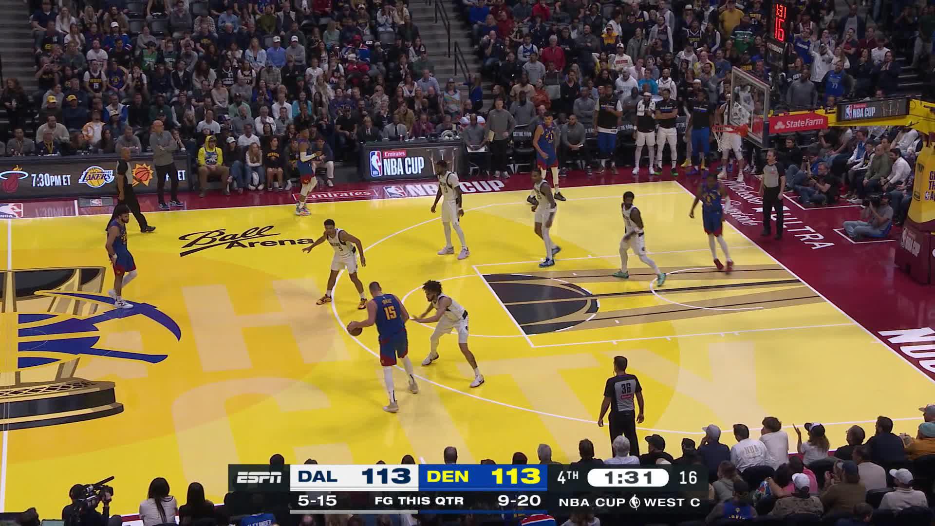 Wild NBA Cup Ending in Denver