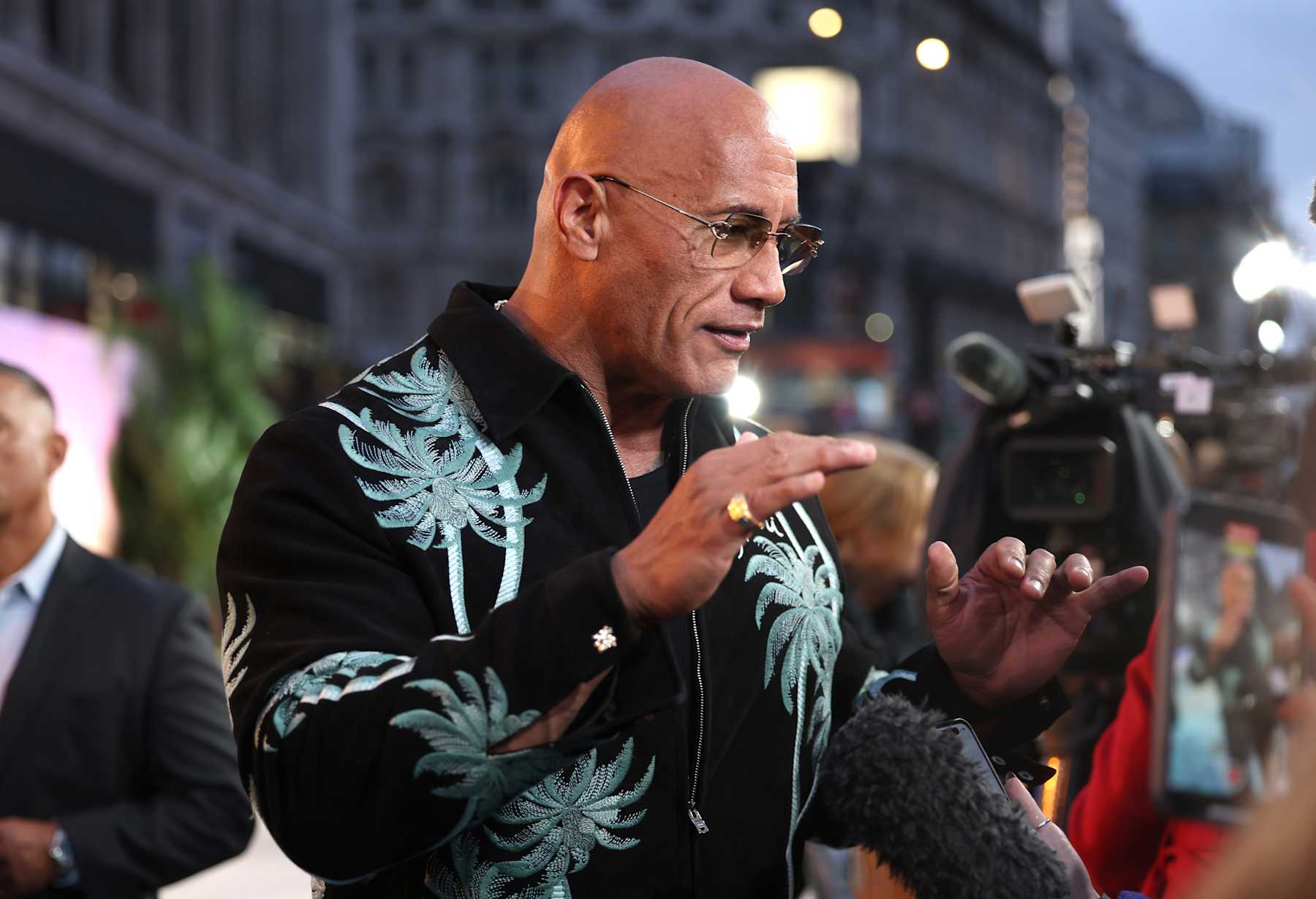 LONDON, ENGLAND - NOVEMBER 24: Dwayne 'The Rock' Johnson attends the UK Premiere of Walt Disney Animation Studios' "Moana 2" at Cineworld Leicester Square on November 24, 2024 in London, England. (Photo by Tim P. Whitby/Getty Images for The Walt Disney Company Limited)