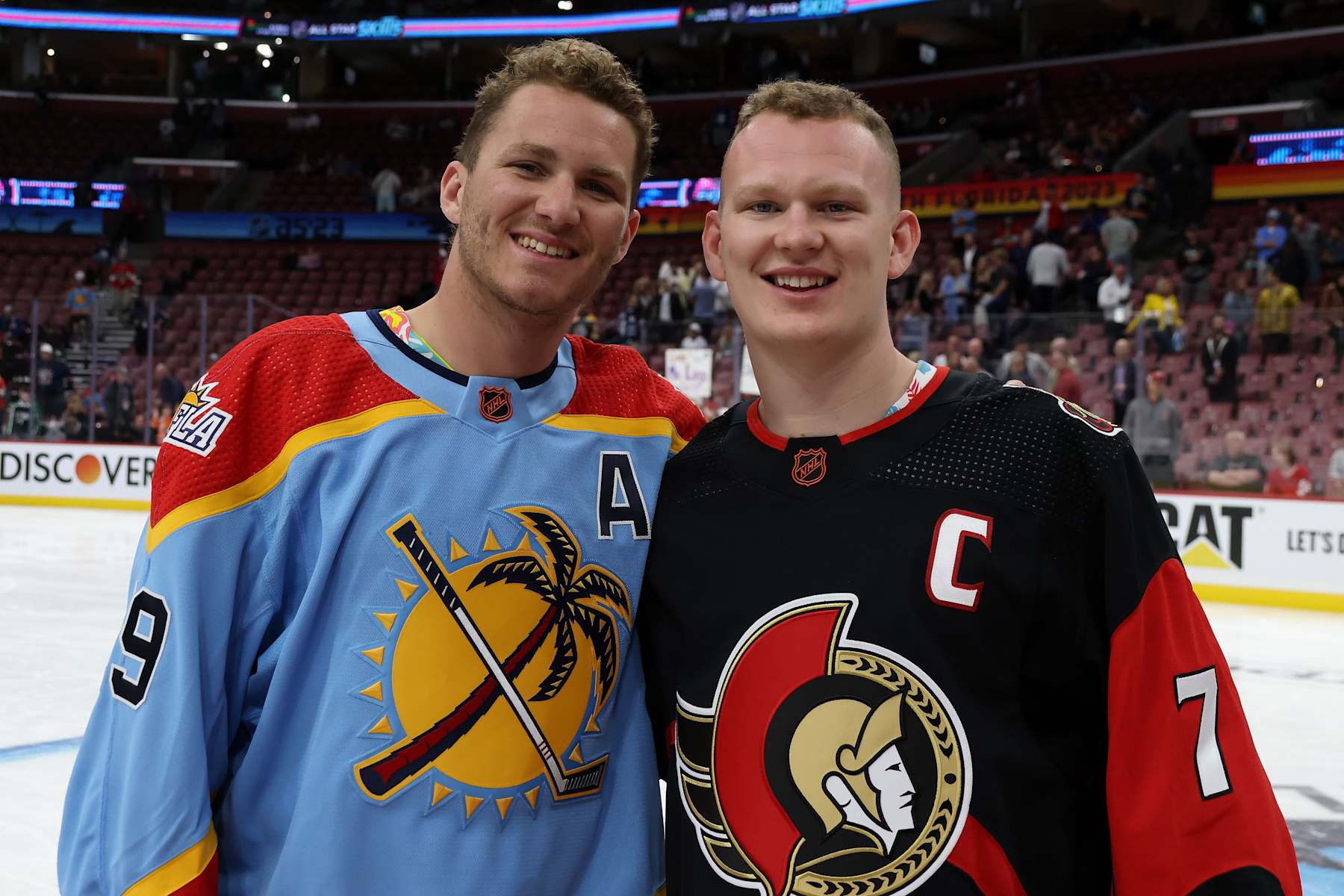 Matthew and Brady Tkachuk