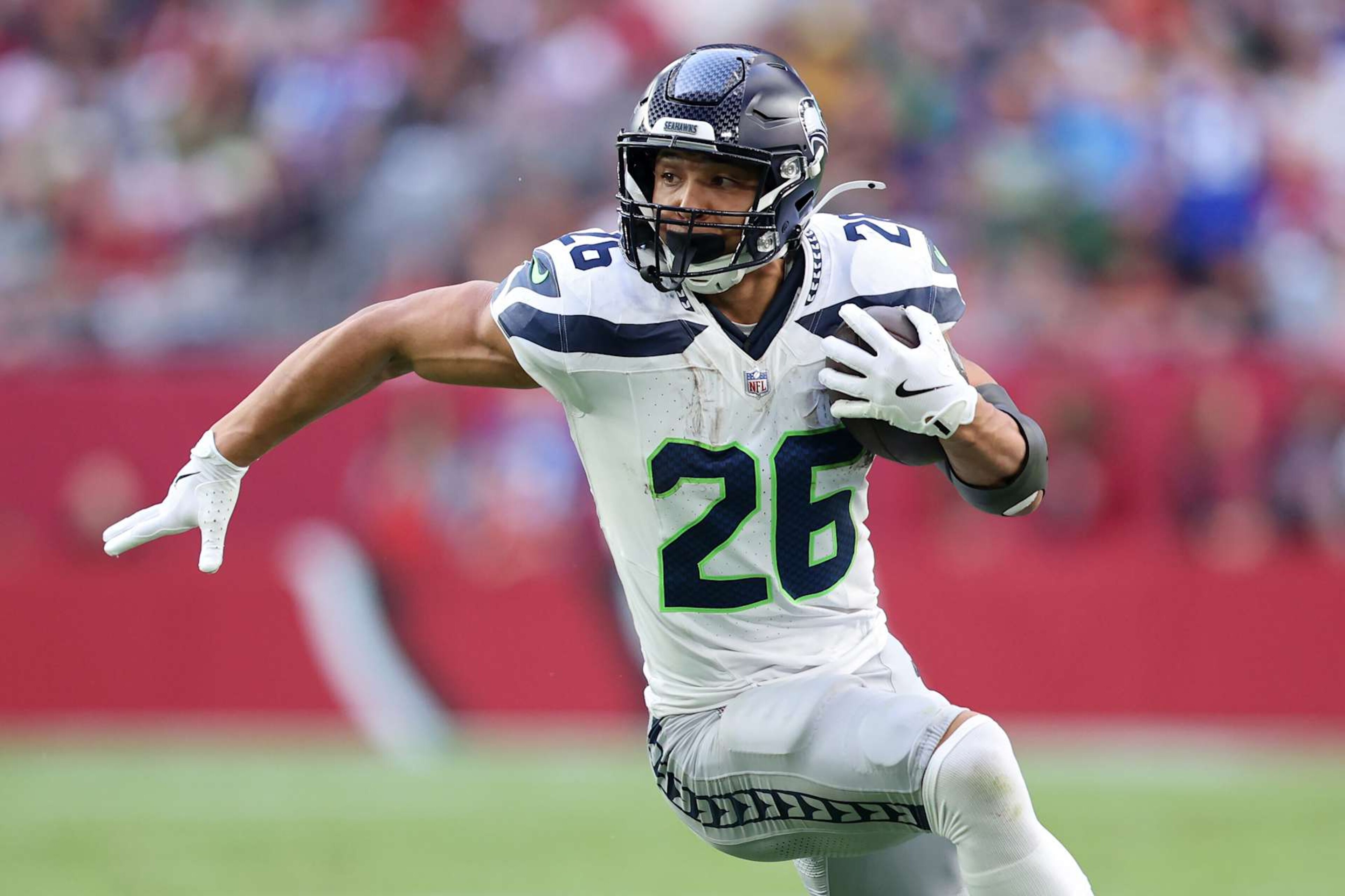 Seahawks RB Zach Charbonnet Seahawks RB Zach Charbonnet