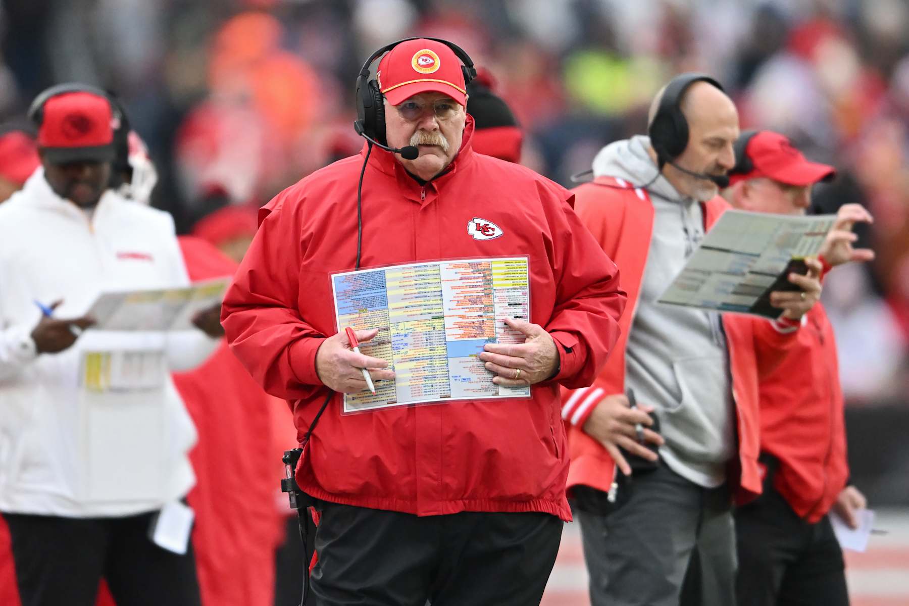 Chiefs head coach Andy Reid Chiefs head coach Andy Reid