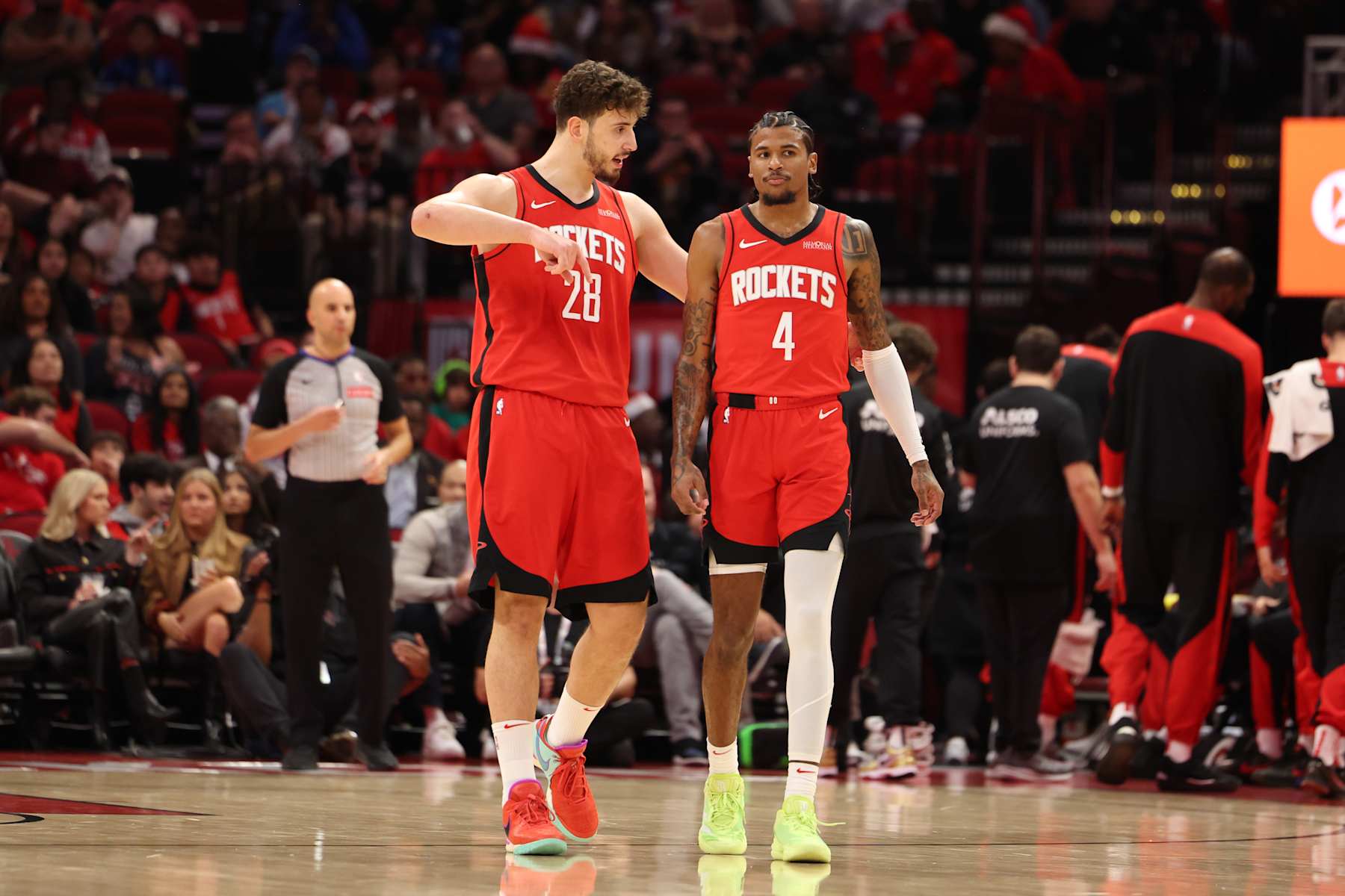 Alperen Åengün and Jalen Green