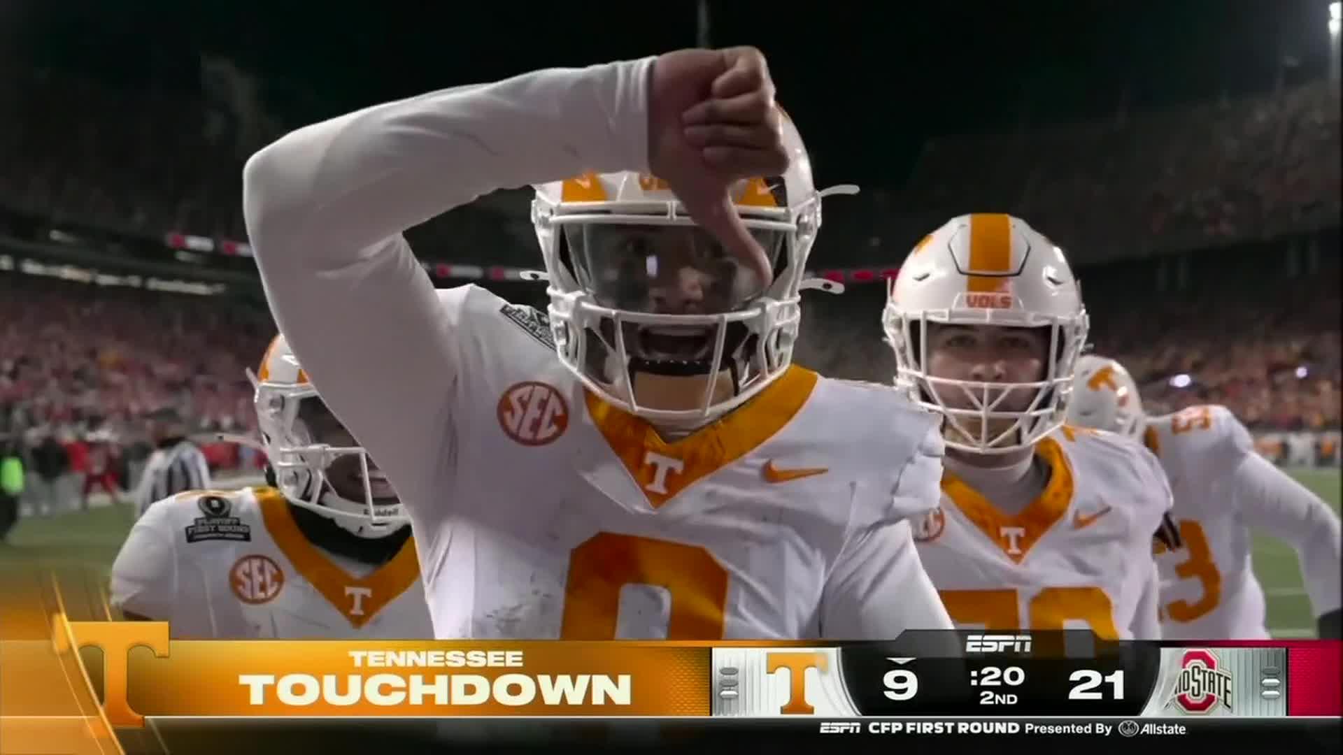 Tennessee Rushing TD