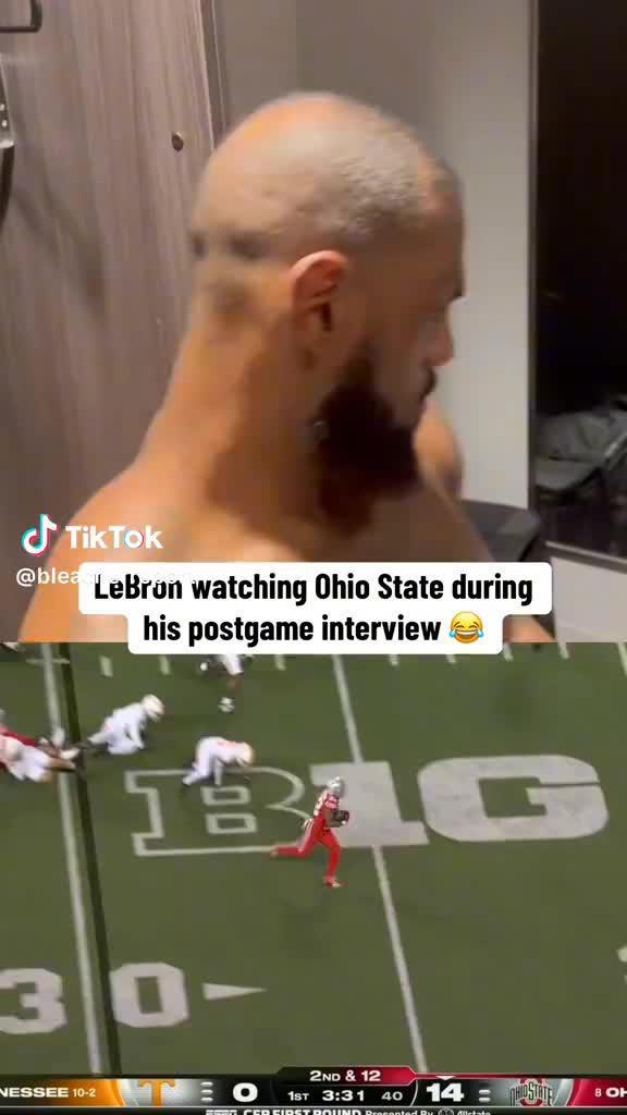 LeBron Watching OSU