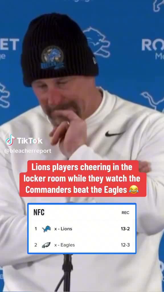 Lions React to Commanders Win