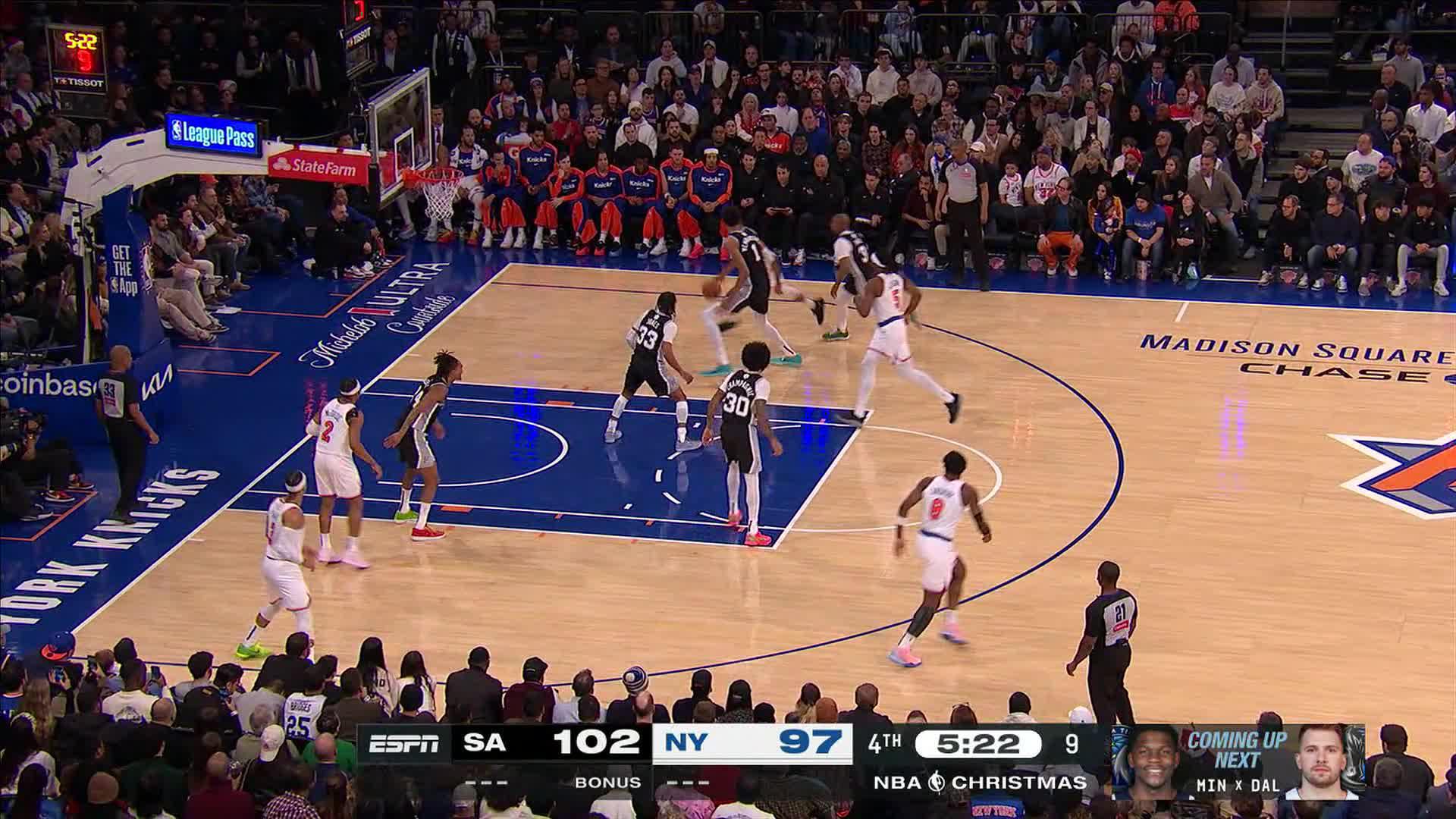 Spurs-Knicks Thriller