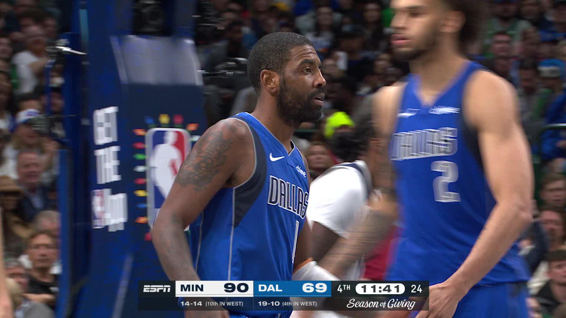 Kyrie Irving Scores 39 vs. Timberwolves