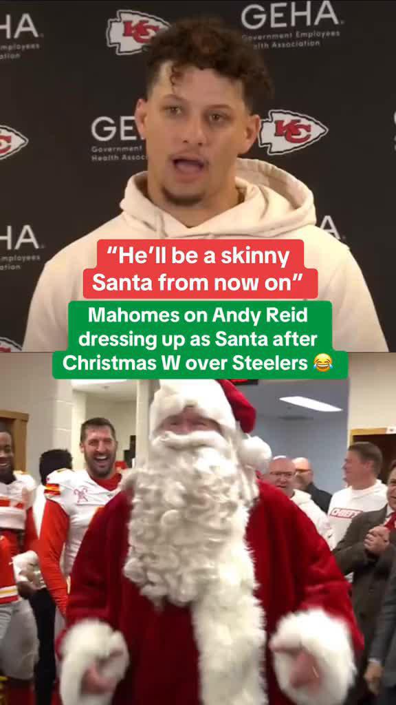 Andy Reid Skinny Santa