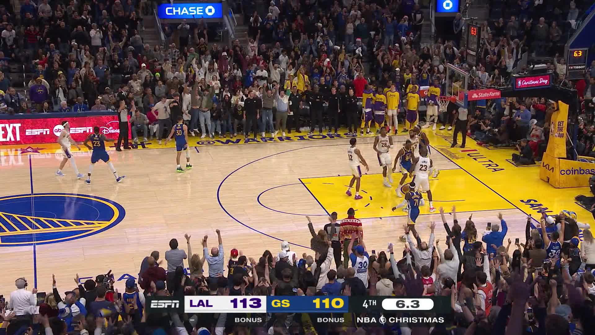 Lakers- Warriors 12/25/2024 Highlights 🎥