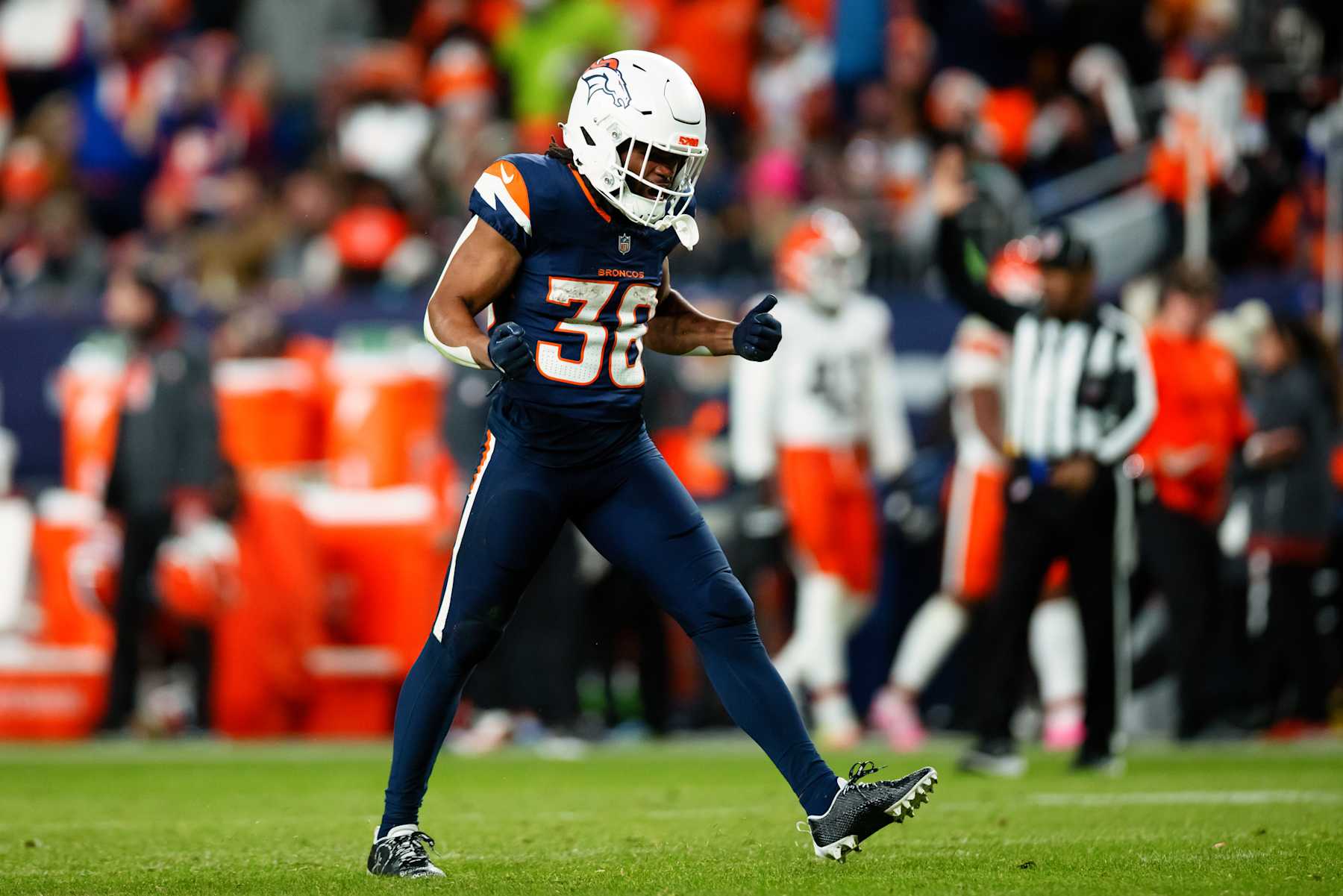 Broncos RB Jaleel McLaughlin