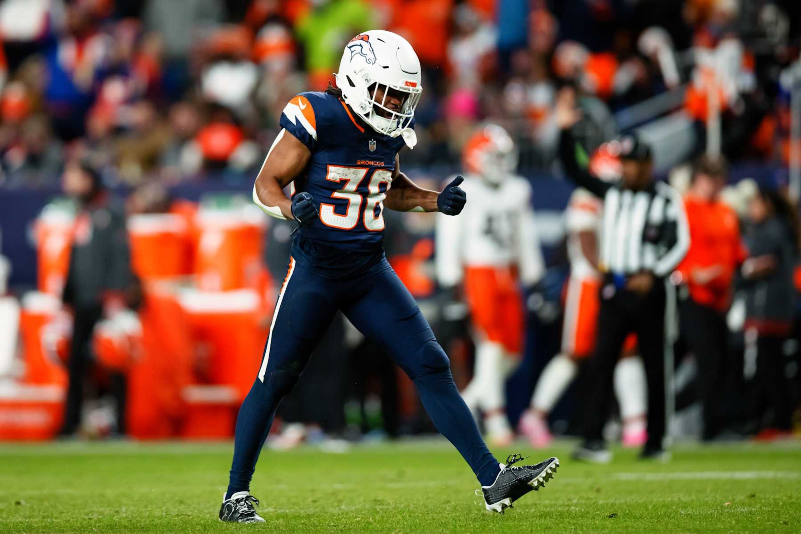 Broncos RB Jaleel McLaughlin