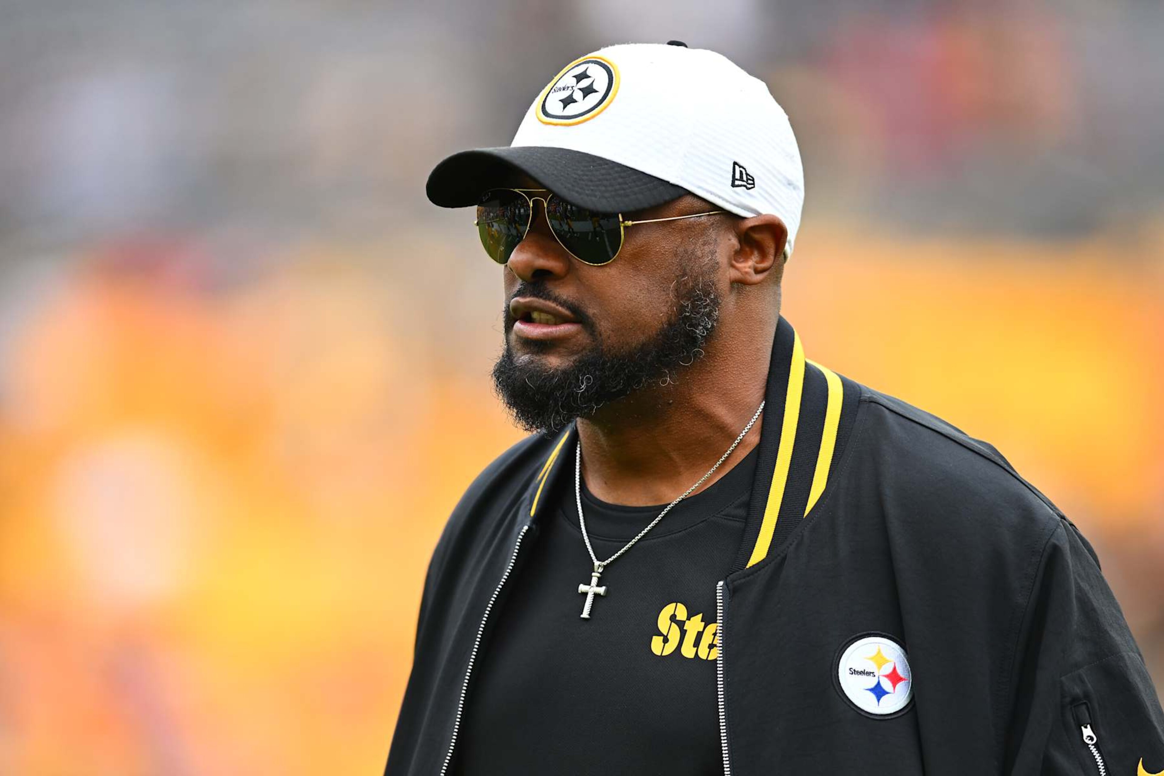 Steelers head coach Mike Tomlin Steelers head coach Mike Tomlin