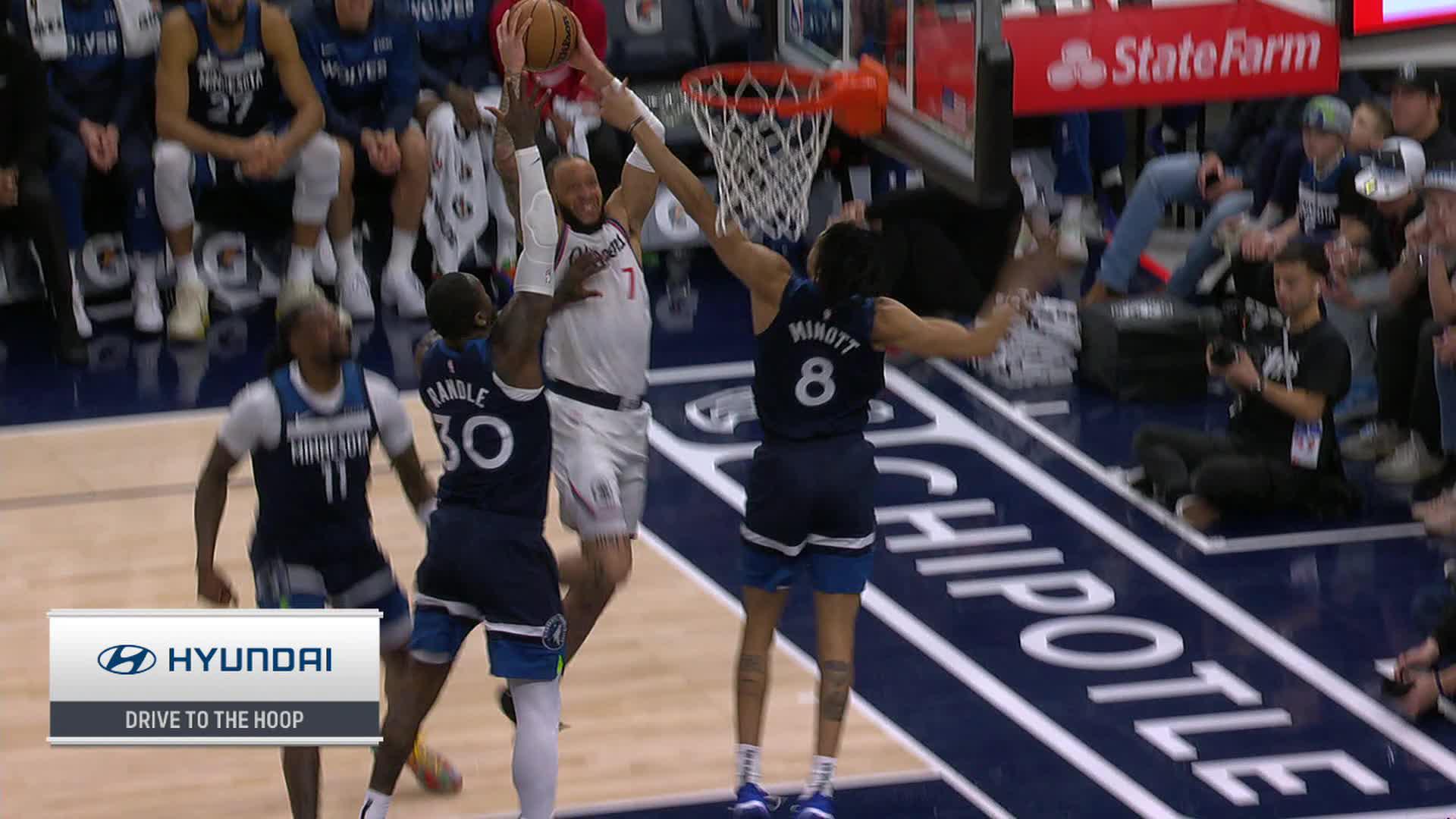 Amir Coffey Slams on Wolves