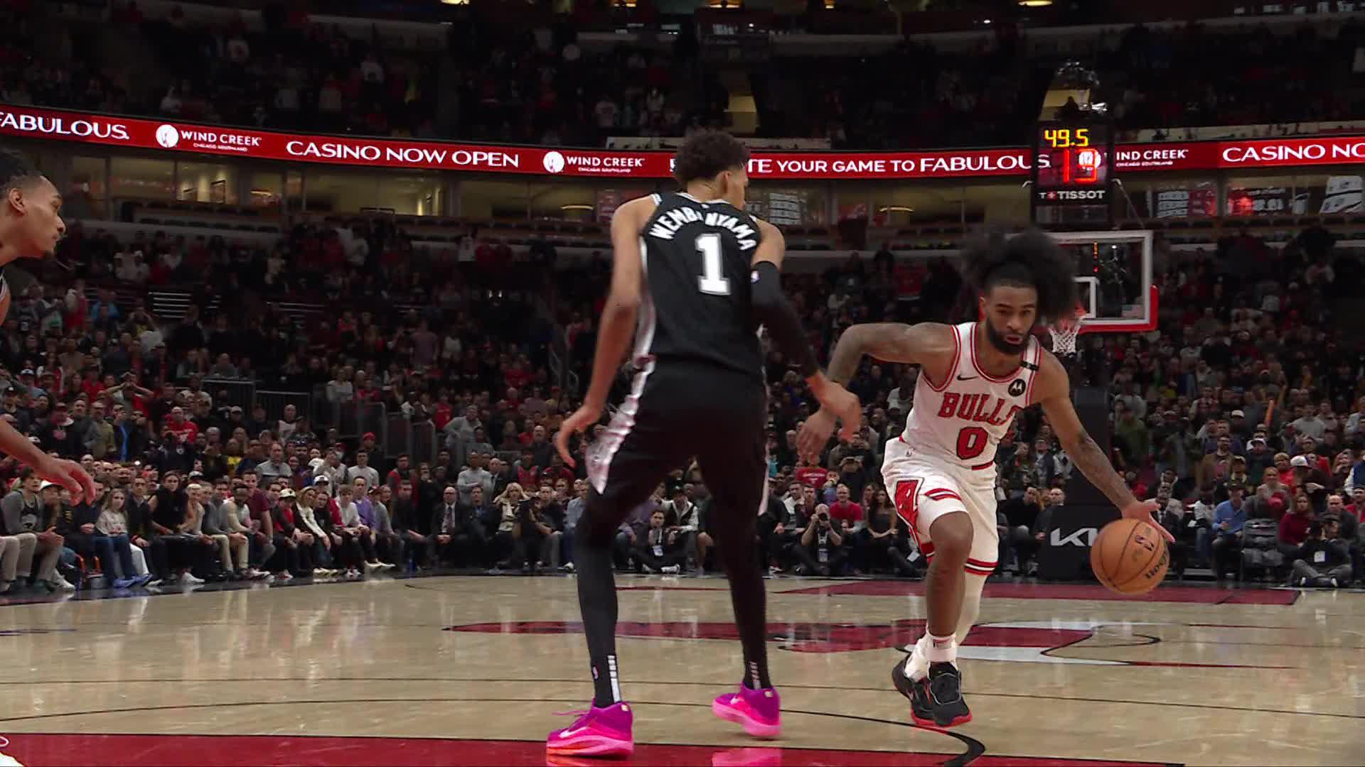 CLUTCH Coby White Bucket over Wemby