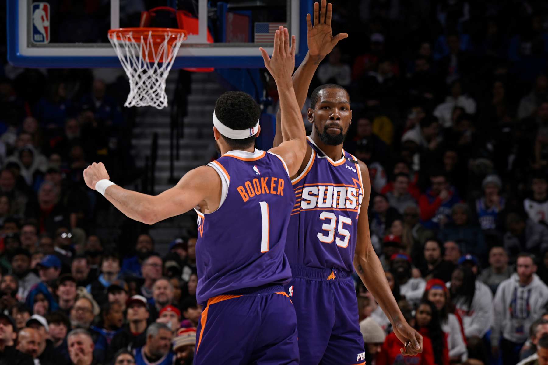 Devin Booker and Kevin Durant
