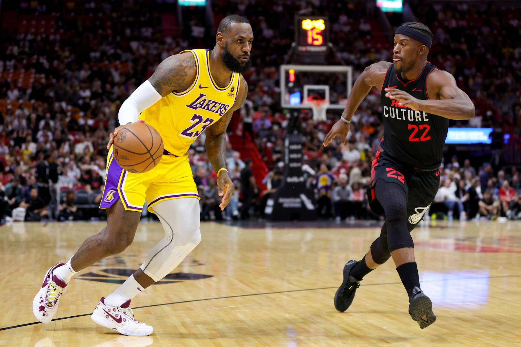 LeBron James and Jimmy Butler