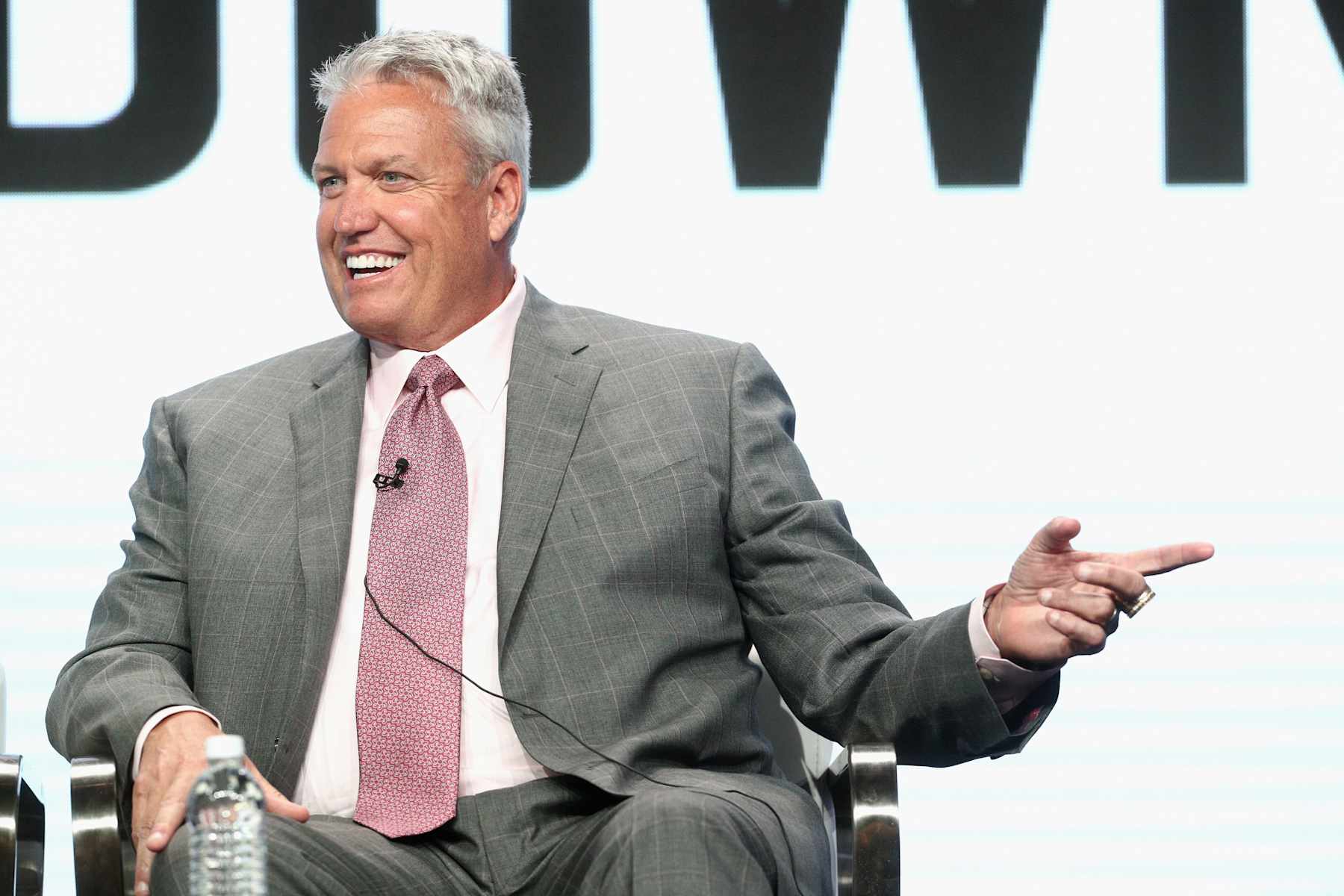 BEVERLY HILLS, CA - JULY 26:  Former NFL coach & ESPN analyst Rex Ryan of 'ESPN's Sunday's NFL Countdown' speaks onstage during the ESPN portion of the 2017 Summer Television Critics Association Press Tour at The Beverly Hilton Hotel on July 26, 2017 in Beverly Hills, California.  (Photo by Frederick M. Brown/Getty Images)