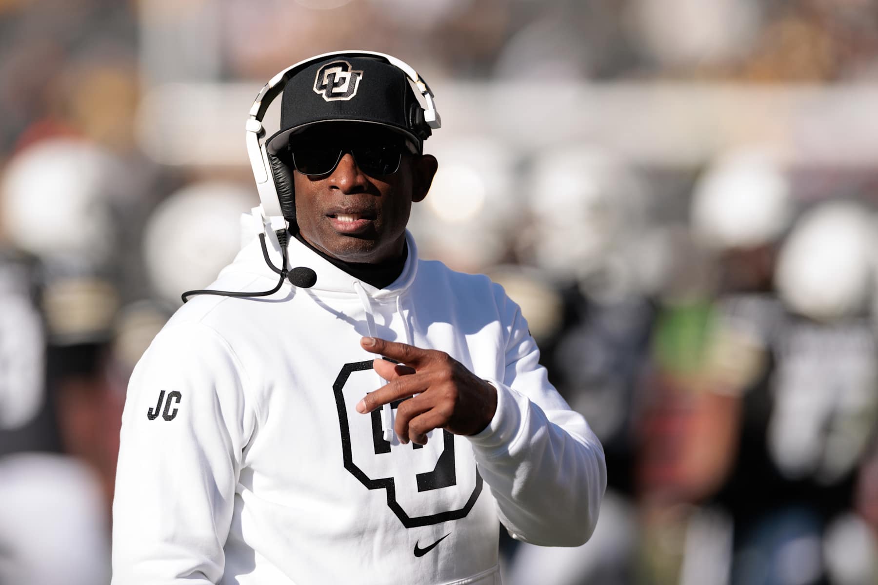 Colorado head coach Deion Sanders