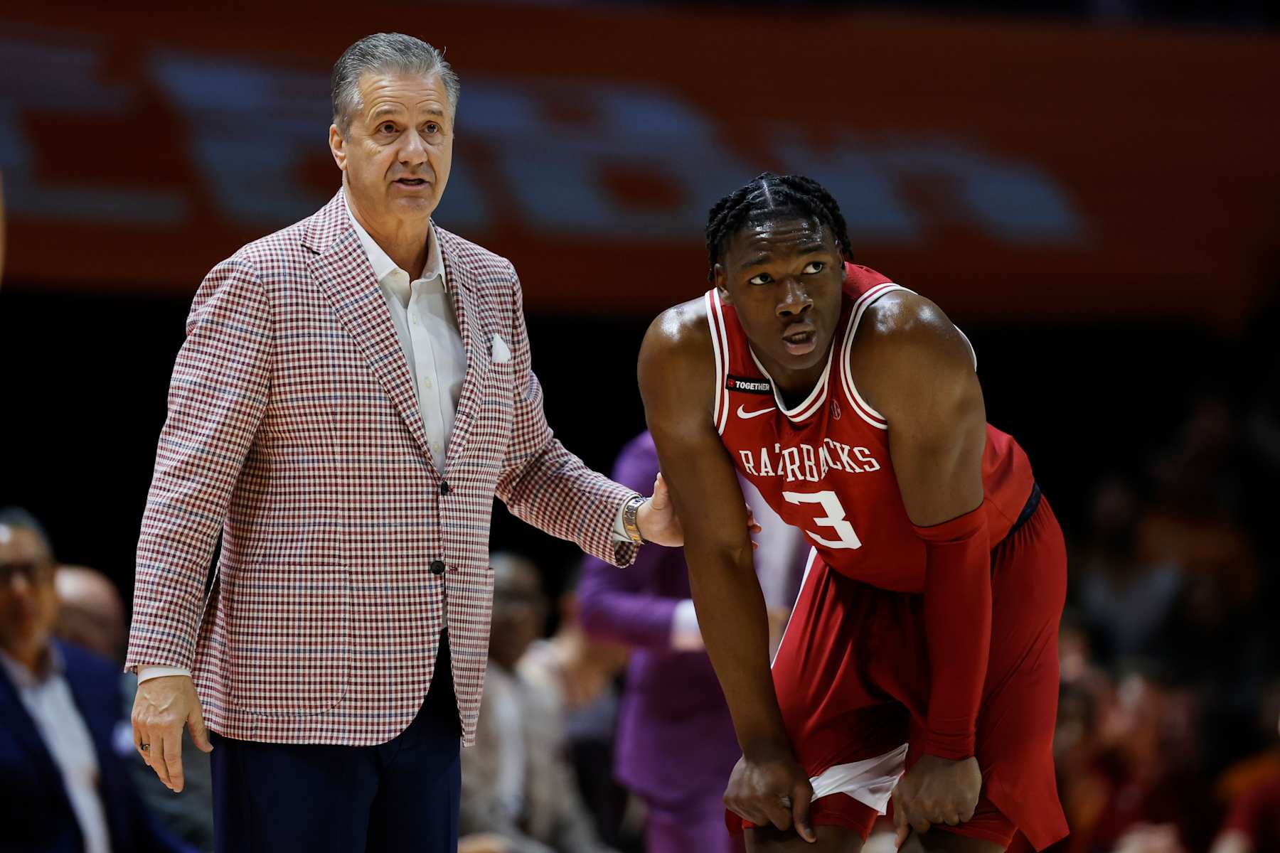 John Calipari and Adou Thiero