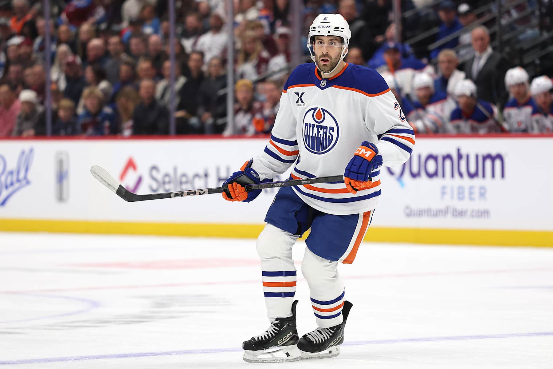 Edmonton Oilers defenseman Evan Bouchard.