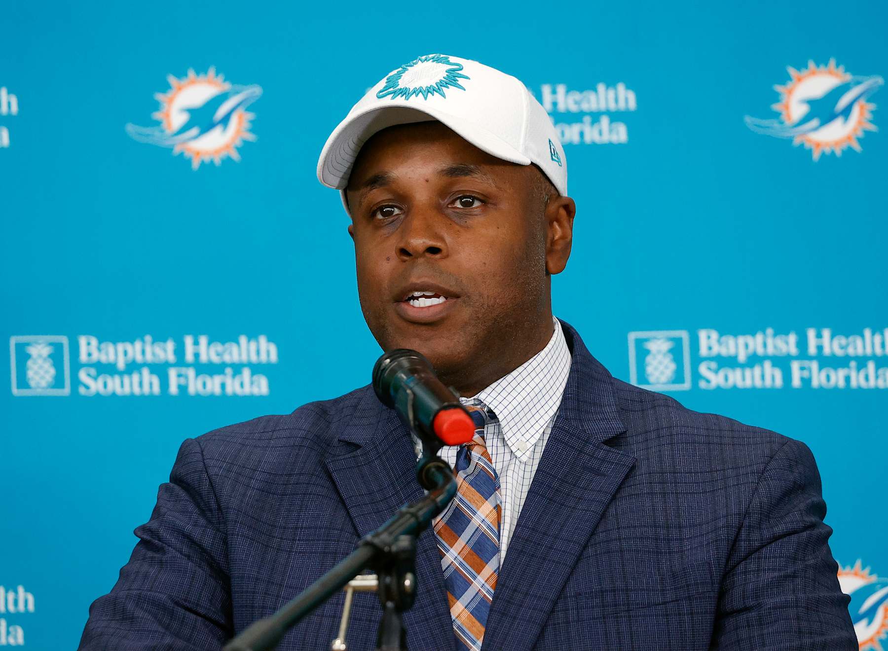 Dolphins general manager Chris Grier