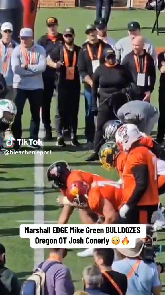 OT Bulldozed at Senior Bowl