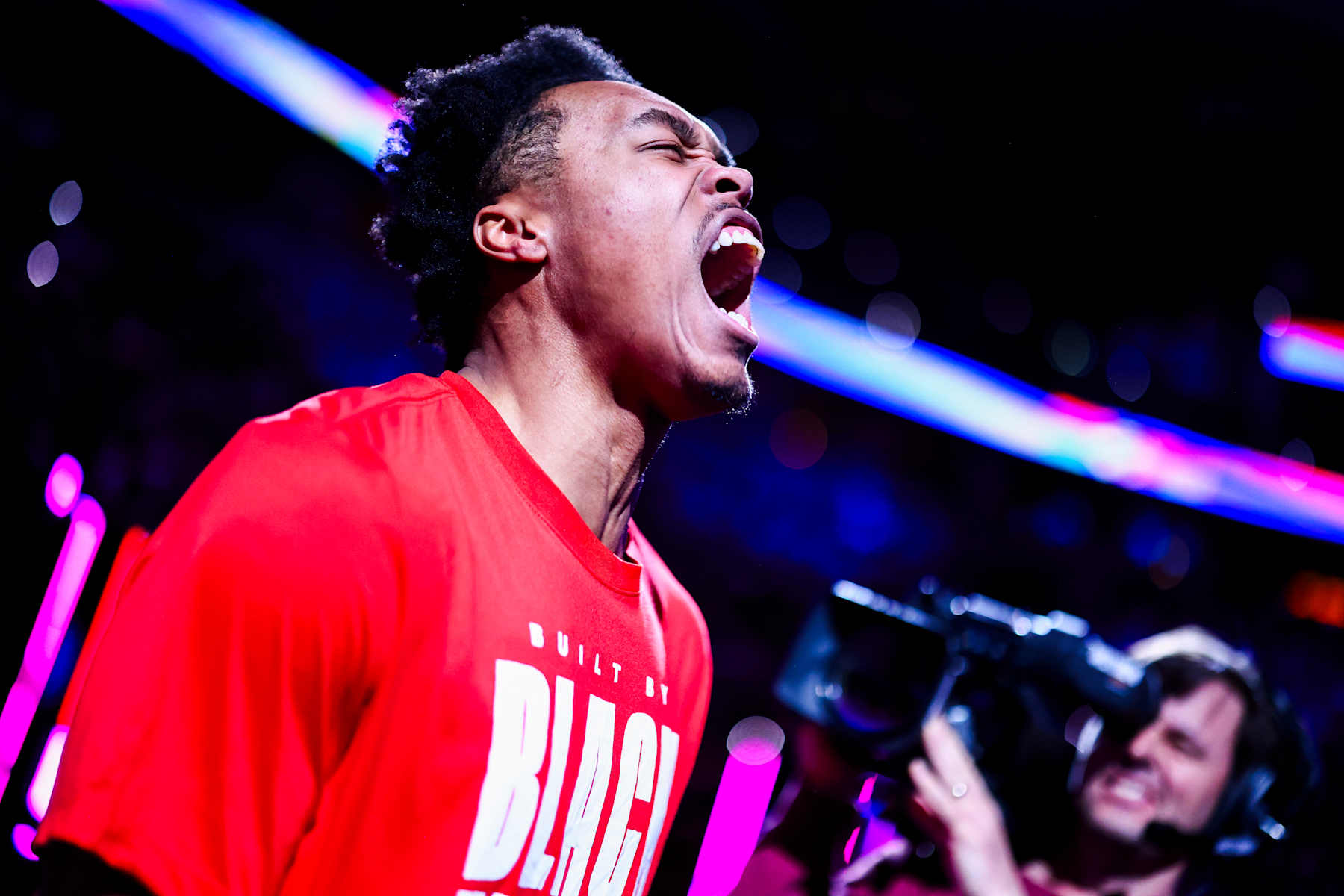 TORONTO, CANADA - FEBRUARY 5: Scottie Barnes #4 of the Toronto Raptors before the game against the Memphis Grizzlies on February 5, 2025 at the Scotiabank Arena in Toronto, Ontario, Canada.  NOTE TO USER: User expressly acknowledges and agrees that, by downloading and or using this Photograph, user is consenting to the terms and conditions of the Getty Images License Agreement.  Mandatory Copyright Notice: Copyright 2025 NBAE (Photo by Vaughn Ridley/NBAE via Getty Images)