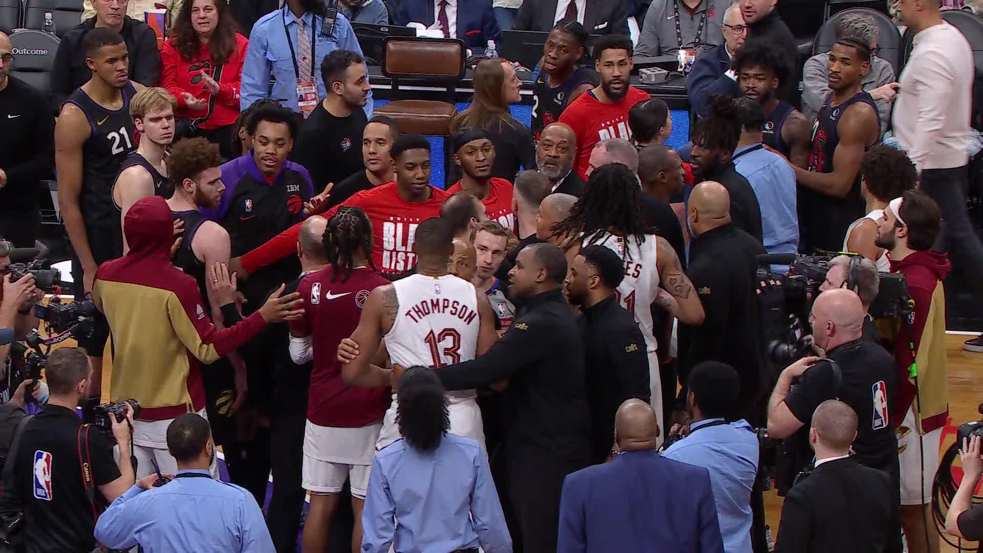 Cavs-Raptors Get Heated 😯