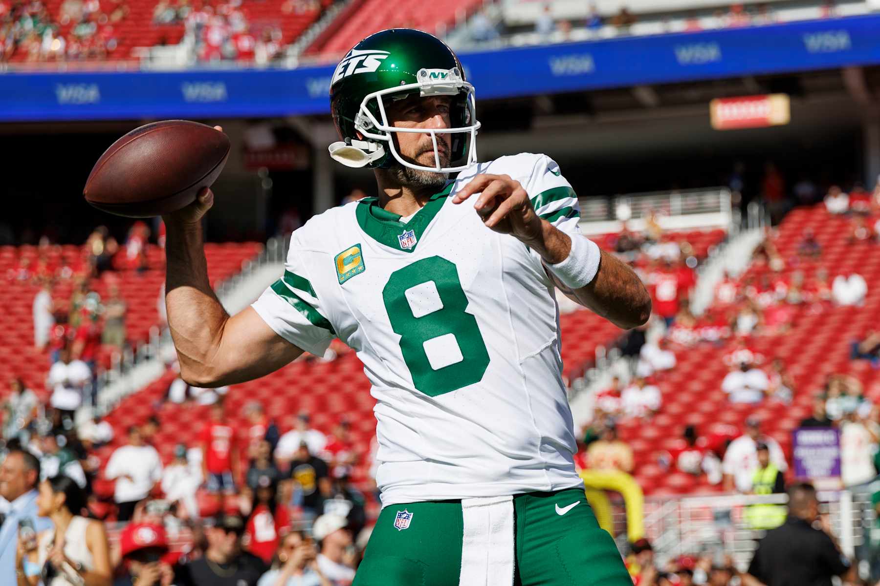 Jets QB Aaron Rodgers