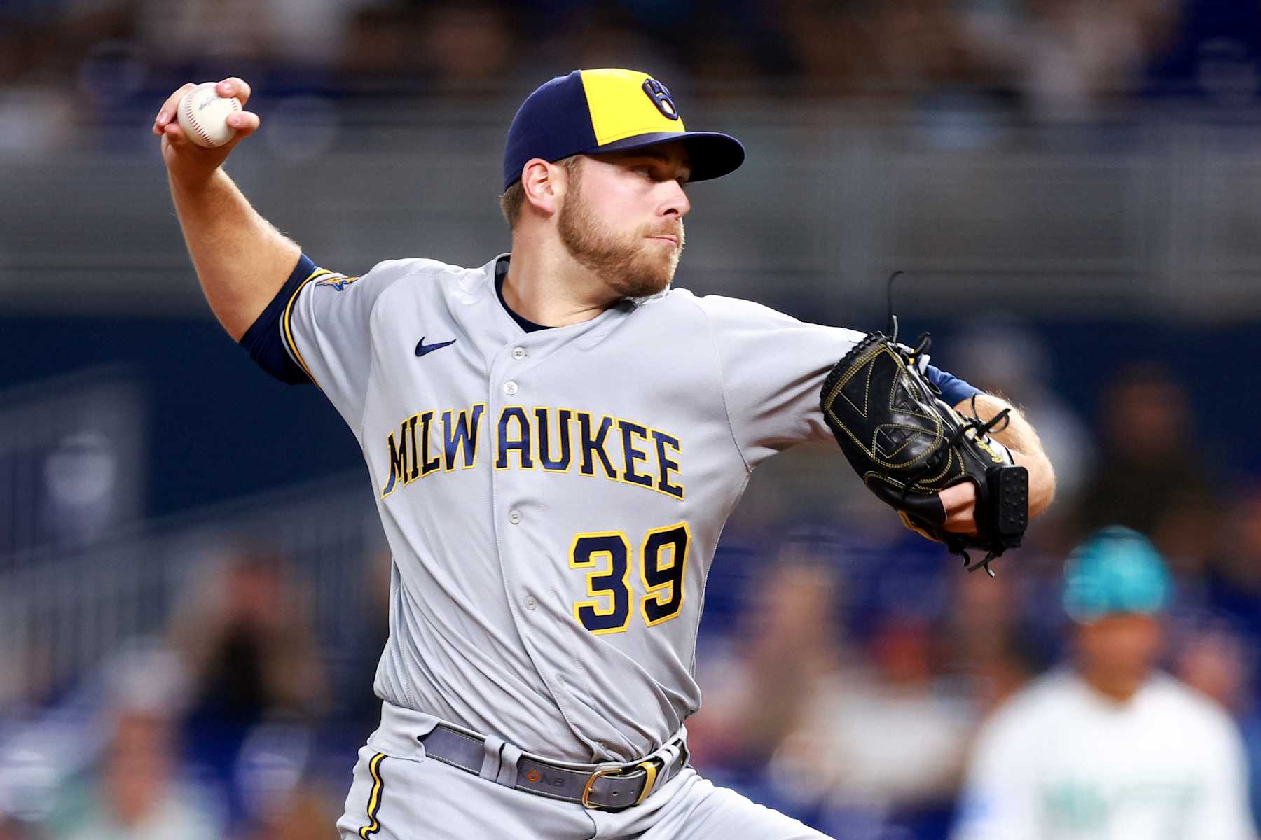 No, there won't be a reunion between Burnes and the Brewers