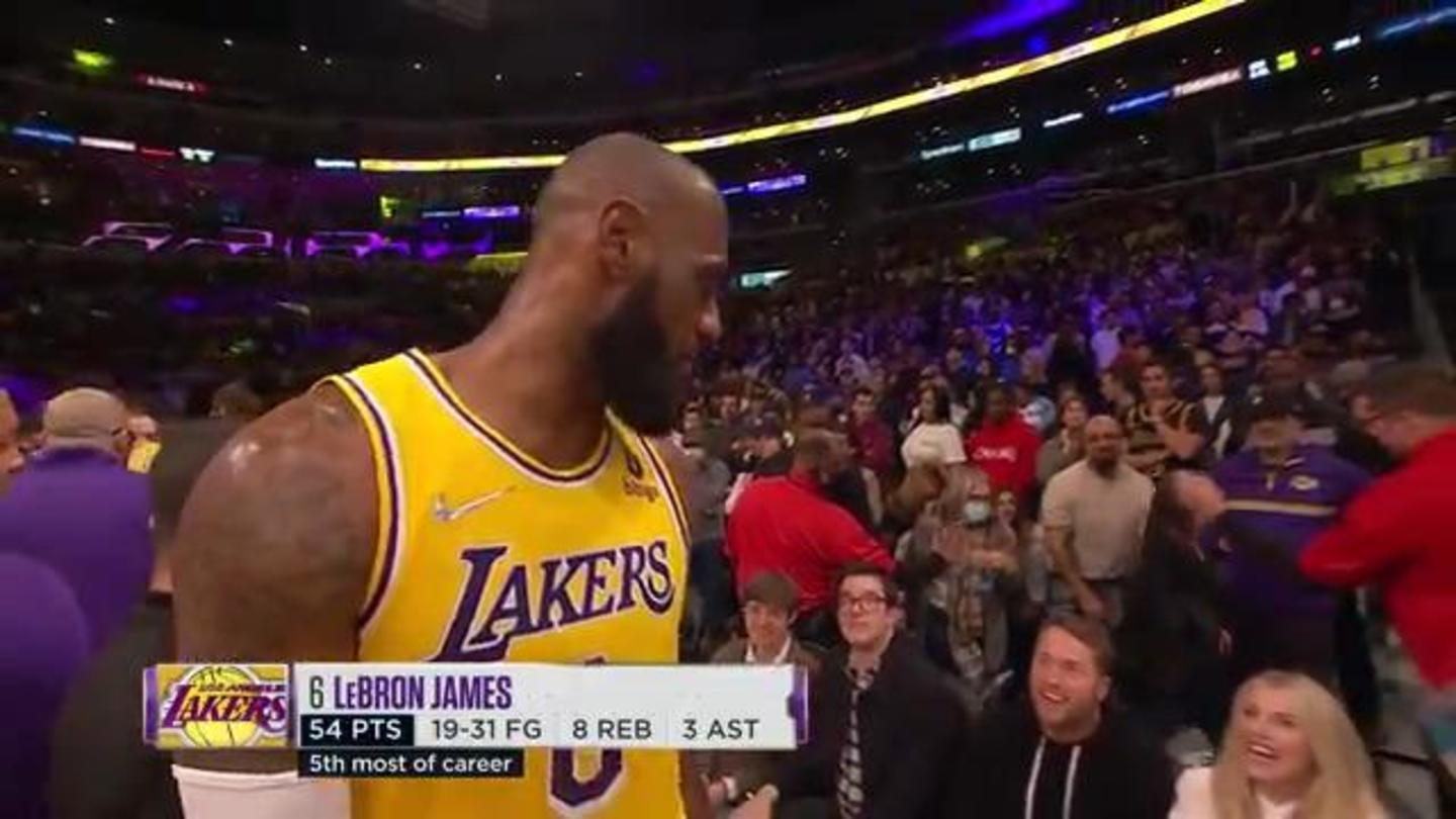 LeBron-Stafford Interaction  Highlights and Live Video from