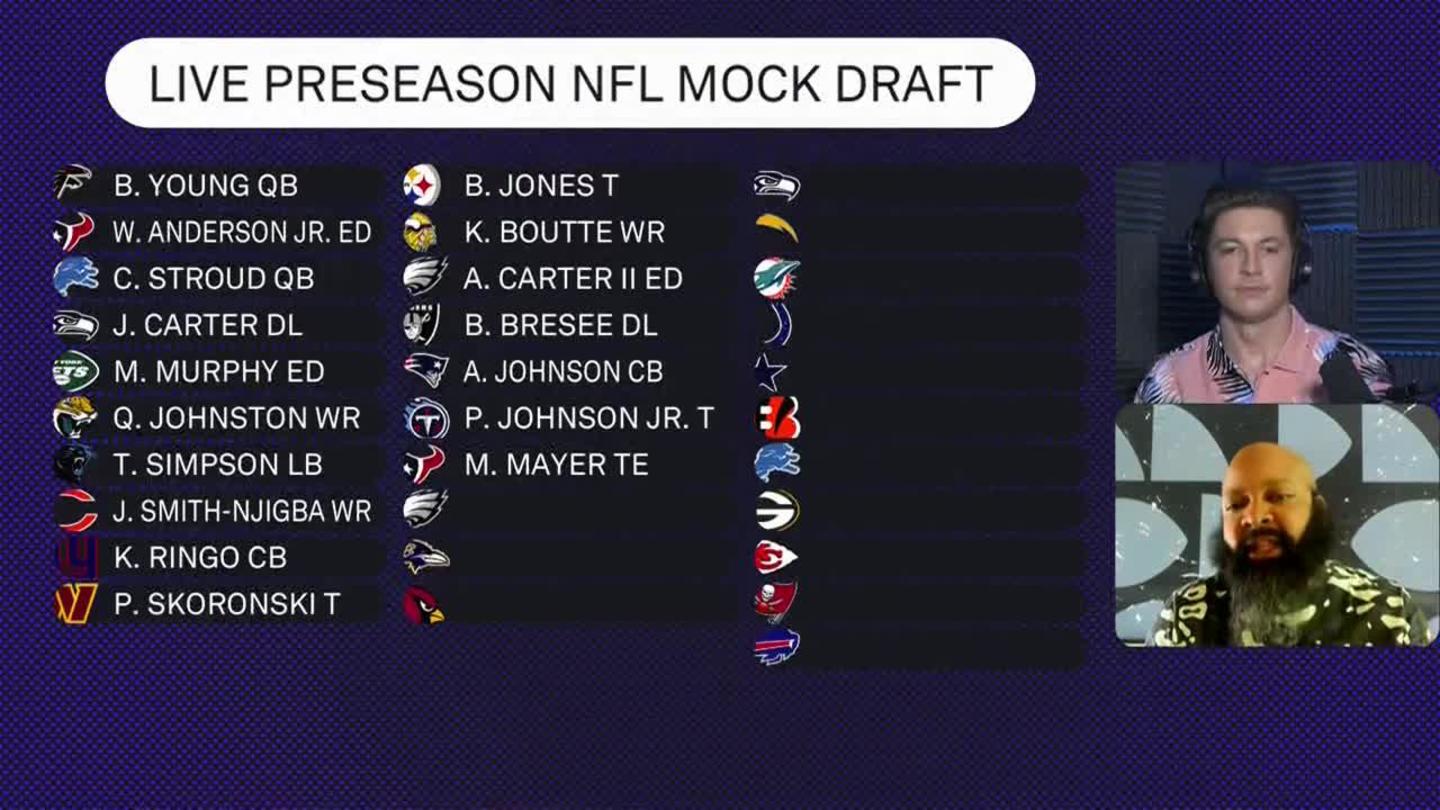 Preseason Mock Draft Pick No. 18  Highlights and Live Video from