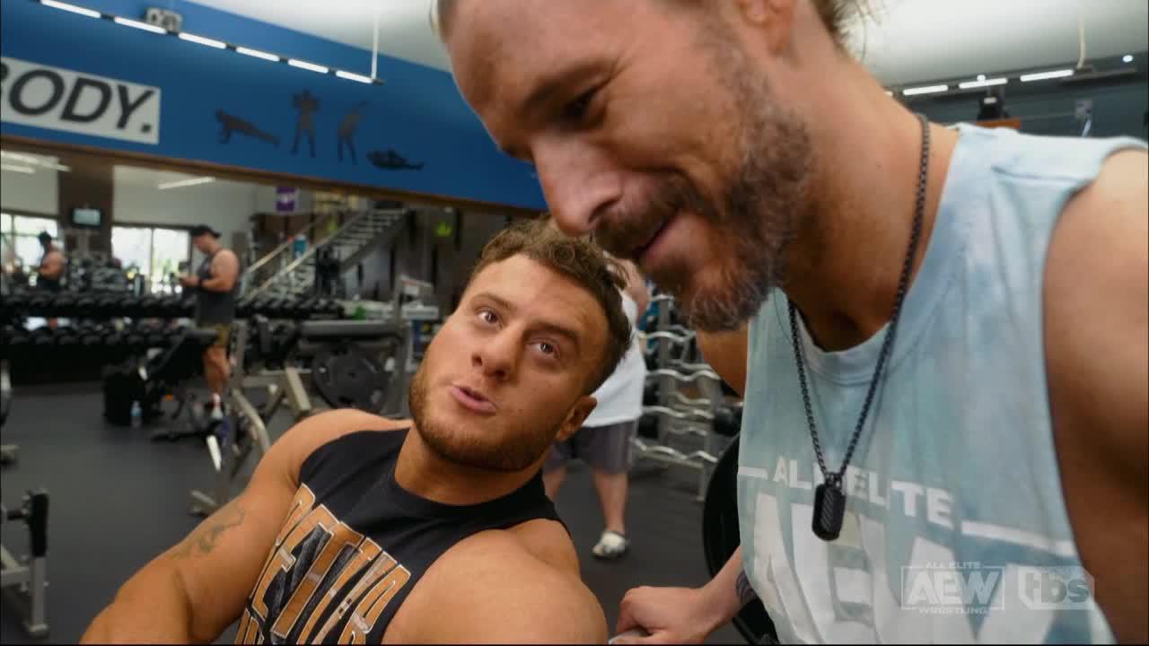 MJF and Adam Cole Pump Iron | Highlights and Live Video from Bleacher Report