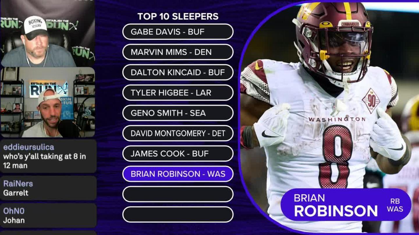 Fantasy Sleeper No. 8: Brian Robinson  Highlights and Live Video from  Bleacher Report