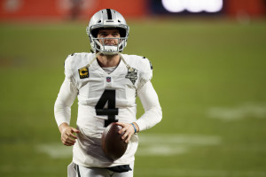 December 6, 2020, Las Vegas Raiders defensive end Arden Key (99) in action  during the NFL game between the Las Vegas Raiders and the New York Jets at  MetLife Stadium in East