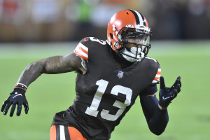 Donovan Peoples-Jones Cleveland Browns Practice-Used #11 Brown