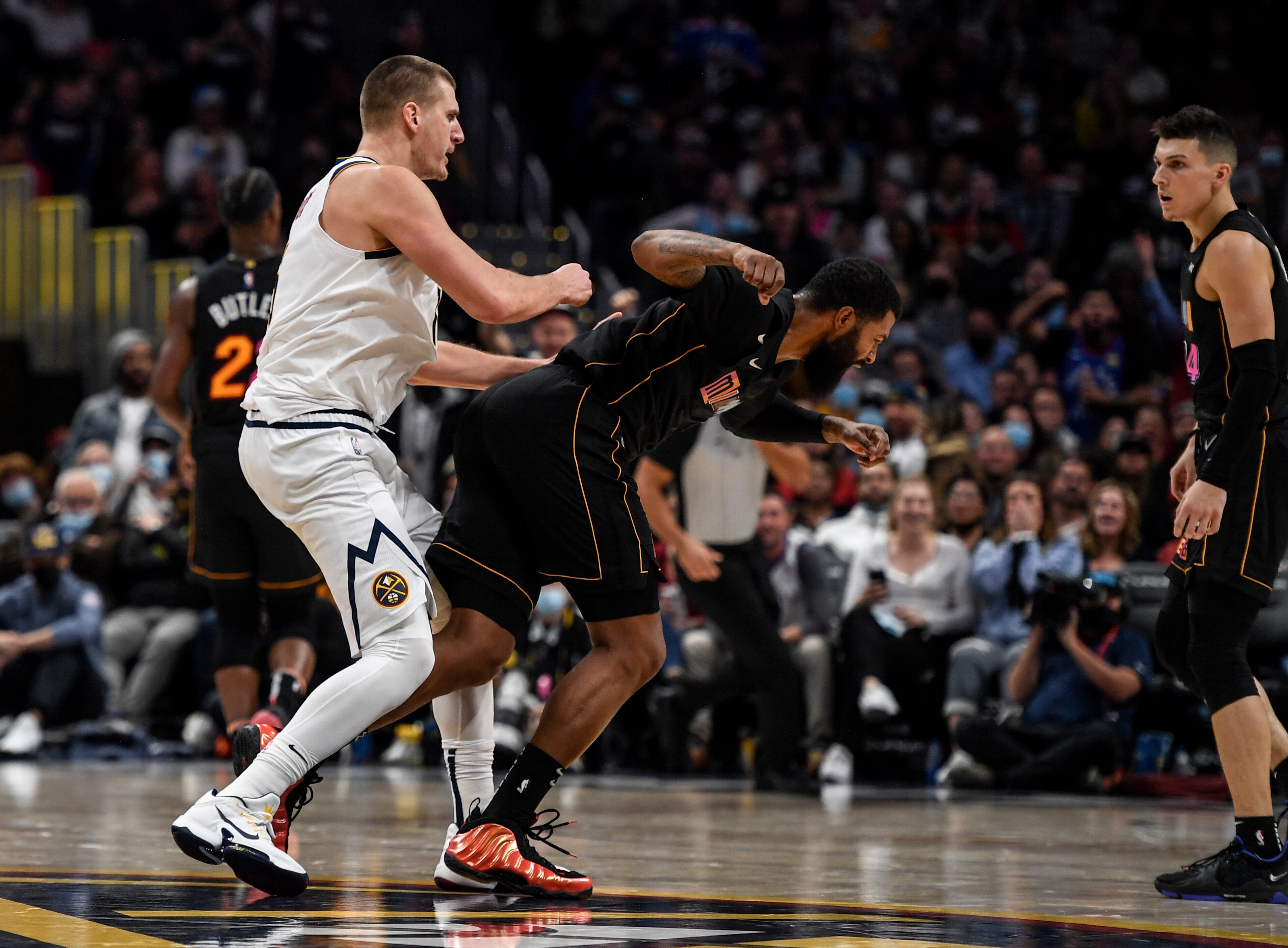 Marcus Morris Sr. Responds to Nikola Jokic Shoving Brother Markieff: 'NOTED'
