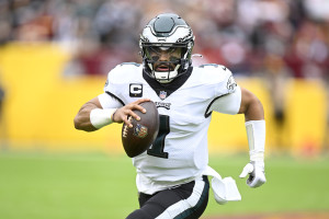 Eagles, Jalen Hurts bulldoze COVID-depleted WFT, keep pace in wild