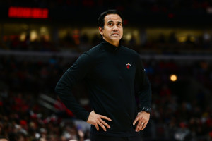 Heat's Erik Spoelstra Out vs. Raptors Due to COVID Protocols: Chris Quinn to Replace