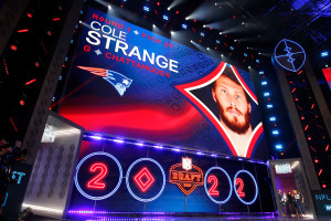 Video: Watch Rams' Sean McVay React in Disbelief to Patriots' Cole Strange Pick